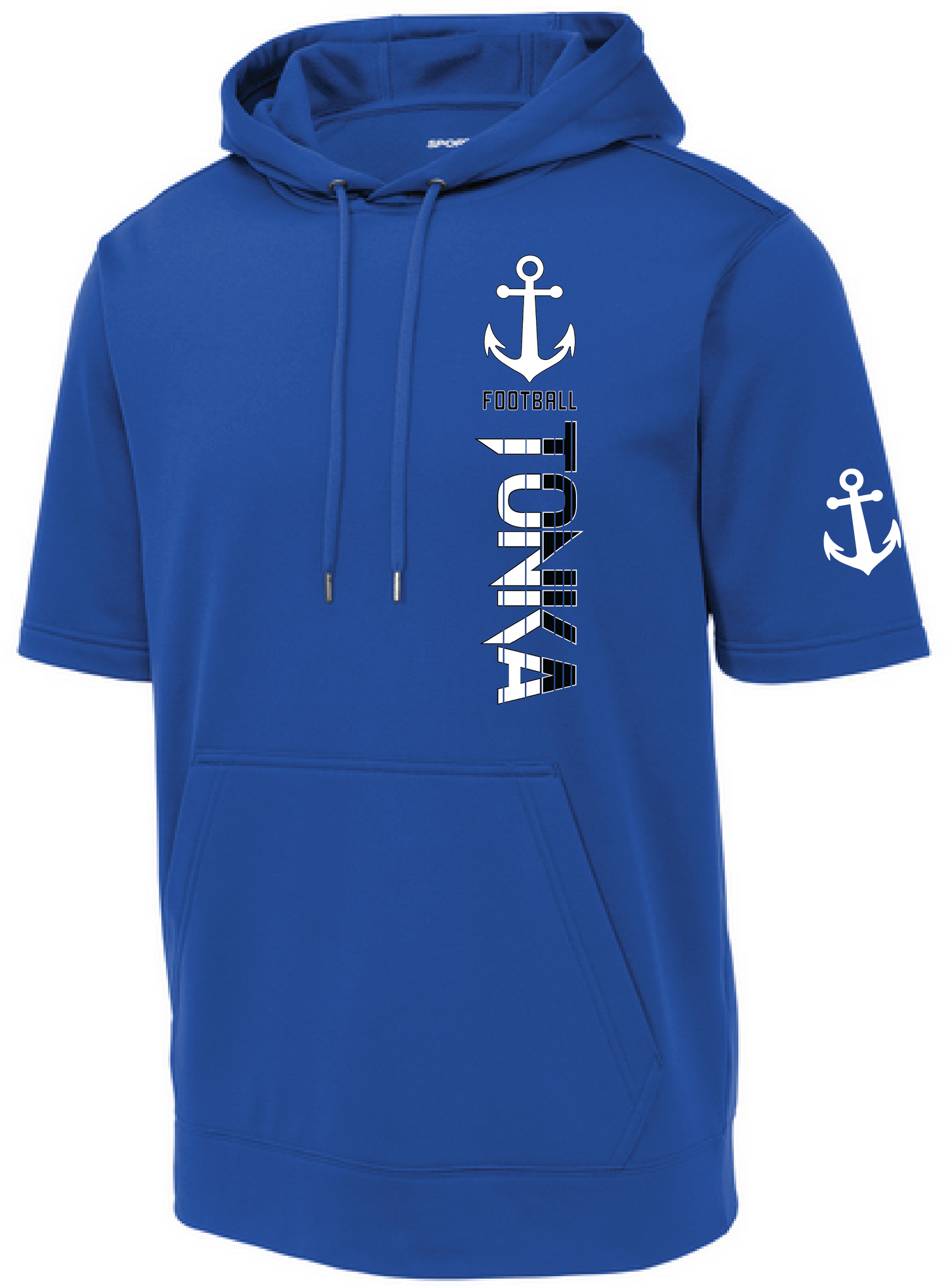 Football Men's Short Sleeve Hooded Pullover