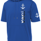 Football Men's Short Sleeve Hooded Pullover