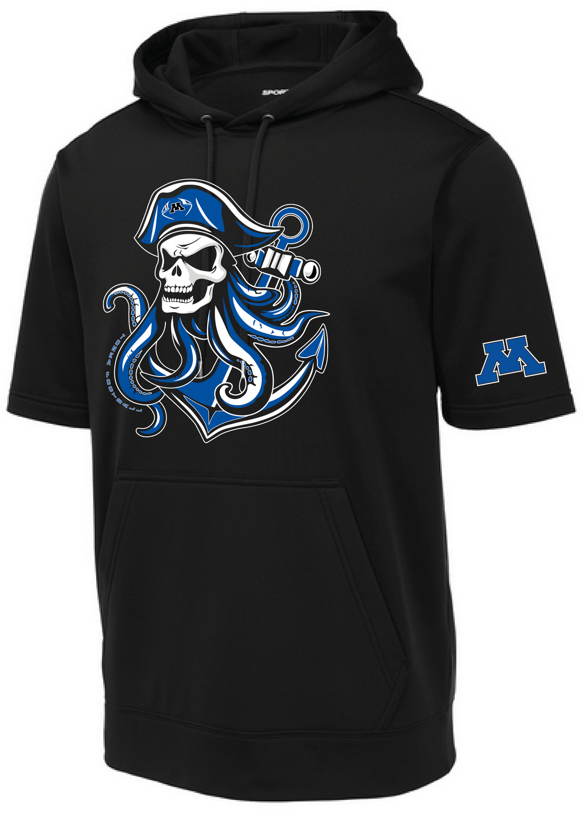 Men's TFA Short Sleeve Fleece Hooded Pullover