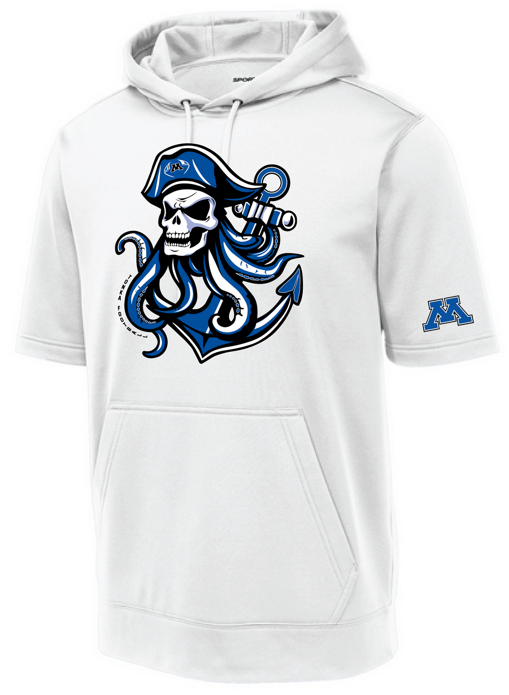 Men's TFA Short Sleeve Fleece Hooded Pullover