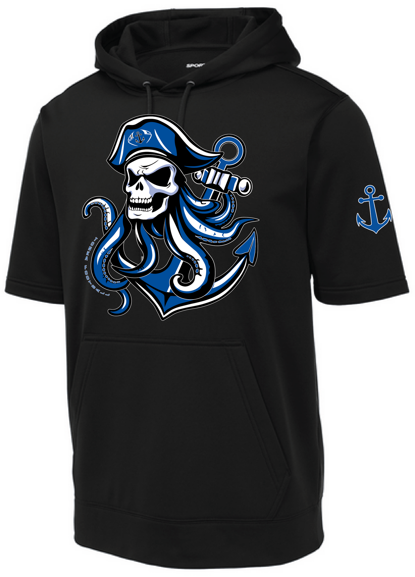 Football Men's Short Sleeve Hooded Pullover