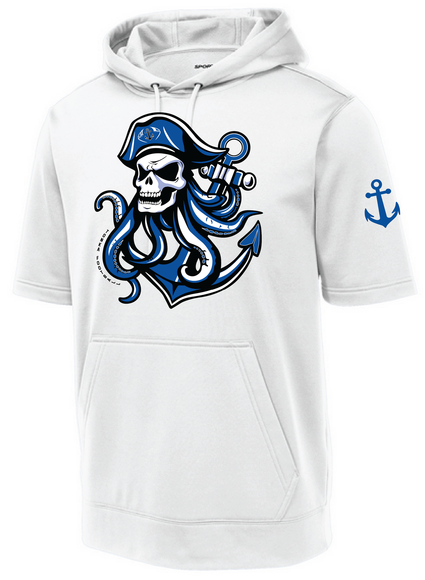 Football Men's Short Sleeve Hooded Pullover