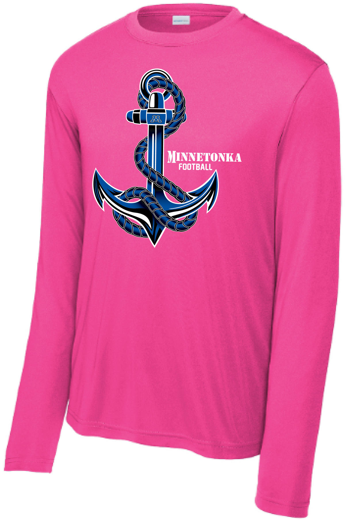 Youth TFA Get Your Pink On Performance Long Sleeve Competitor Tee