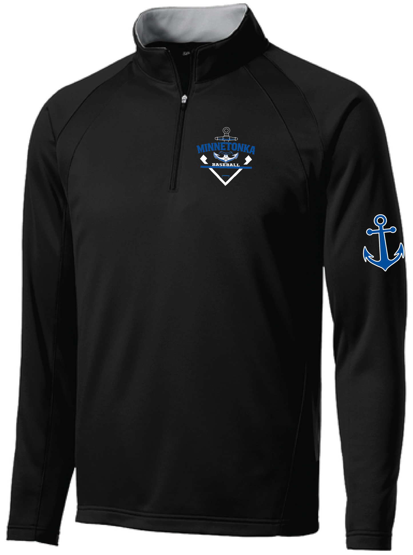 Baseball Men's 1/4 Zip Peformance Fleece Pullover