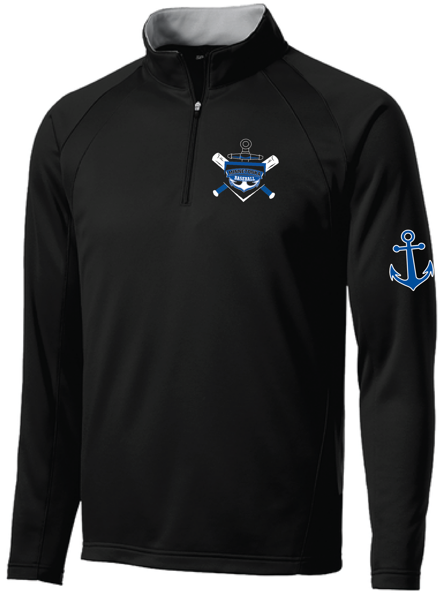 Baseball Men's 1/4 Zip Peformance Fleece Pullover