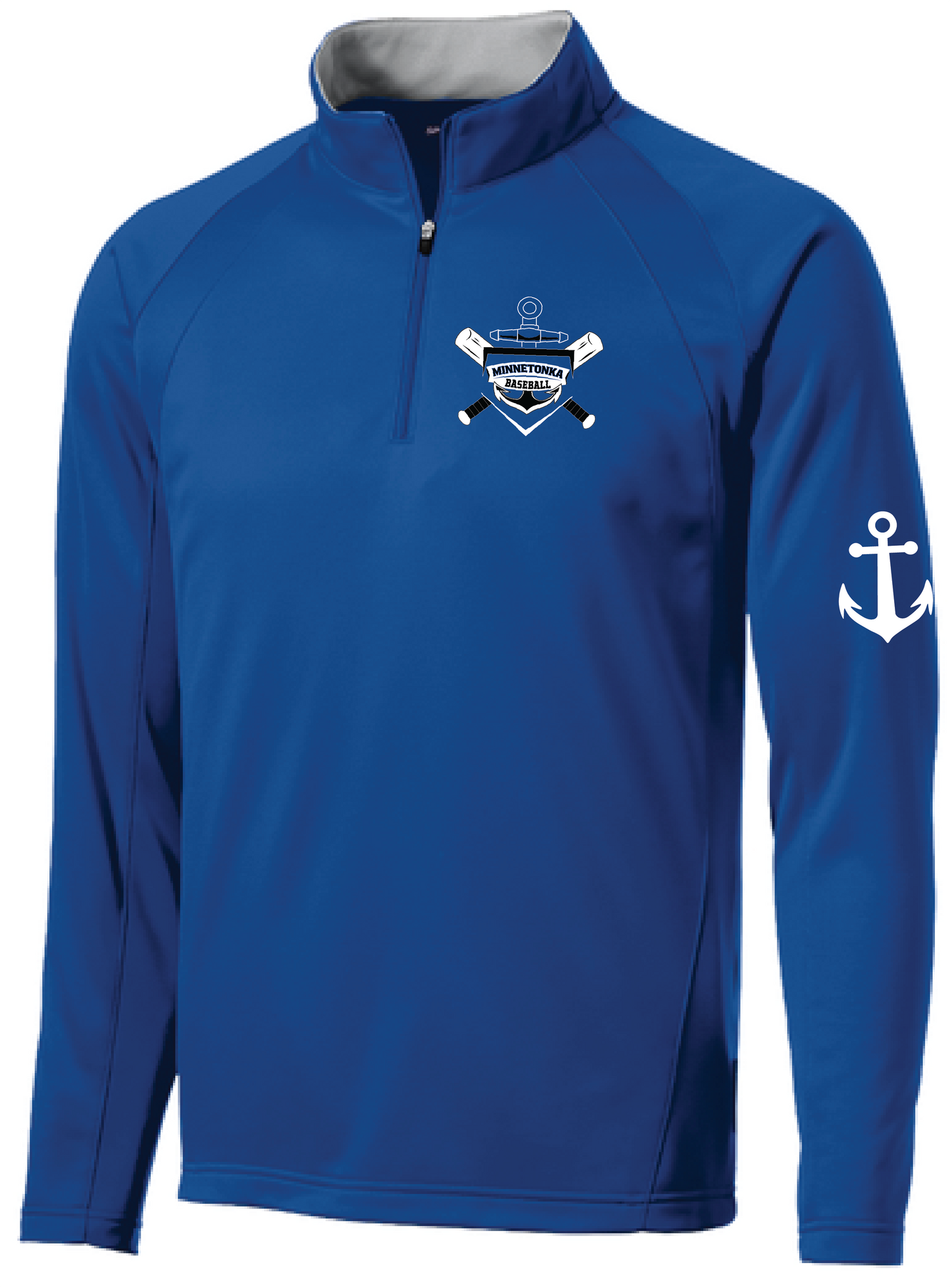 Baseball Men's 1/4 Zip Peformance Fleece Pullover