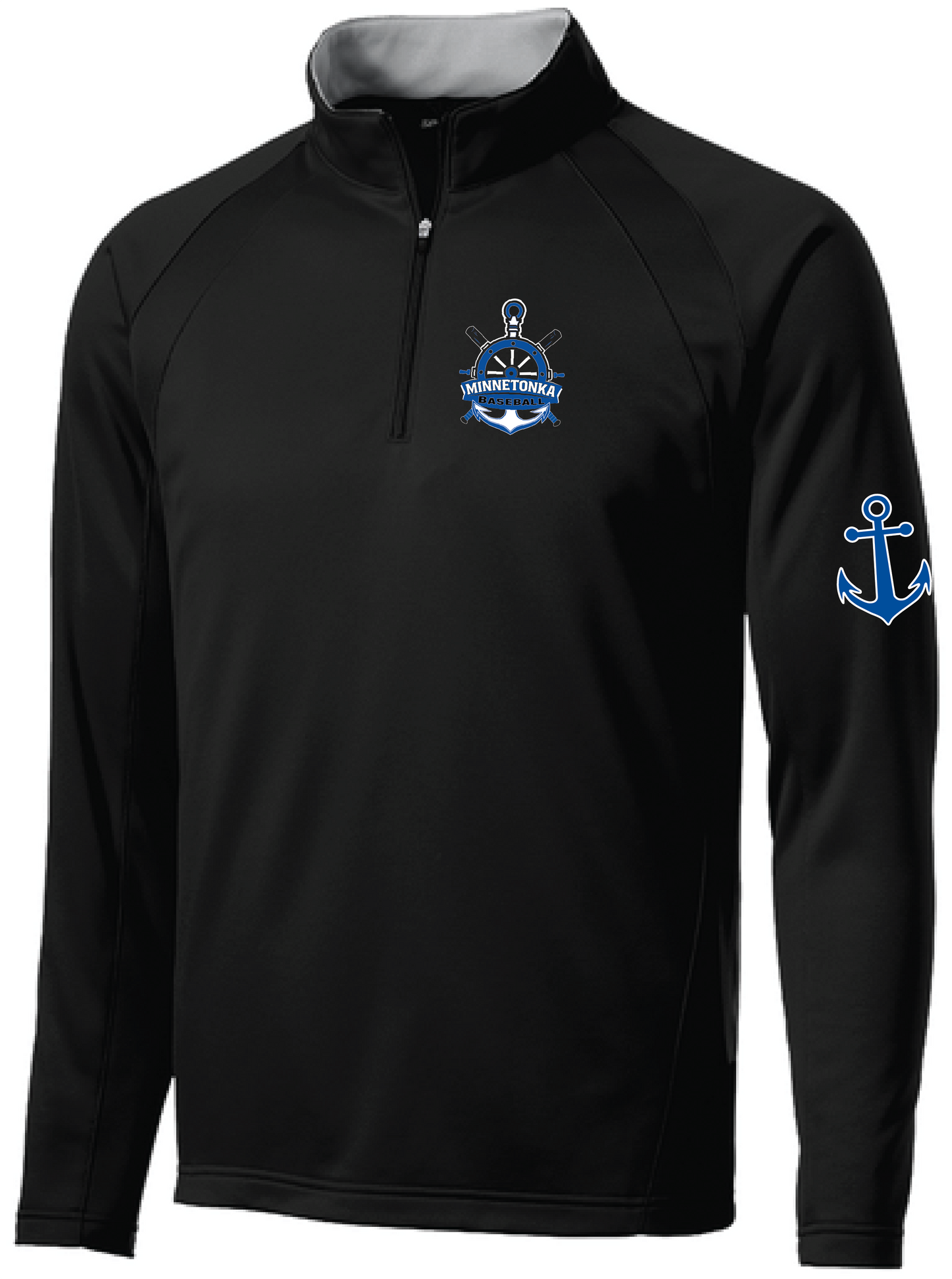 Baseball Men's 1/4 Zip Peformance Fleece Pullover