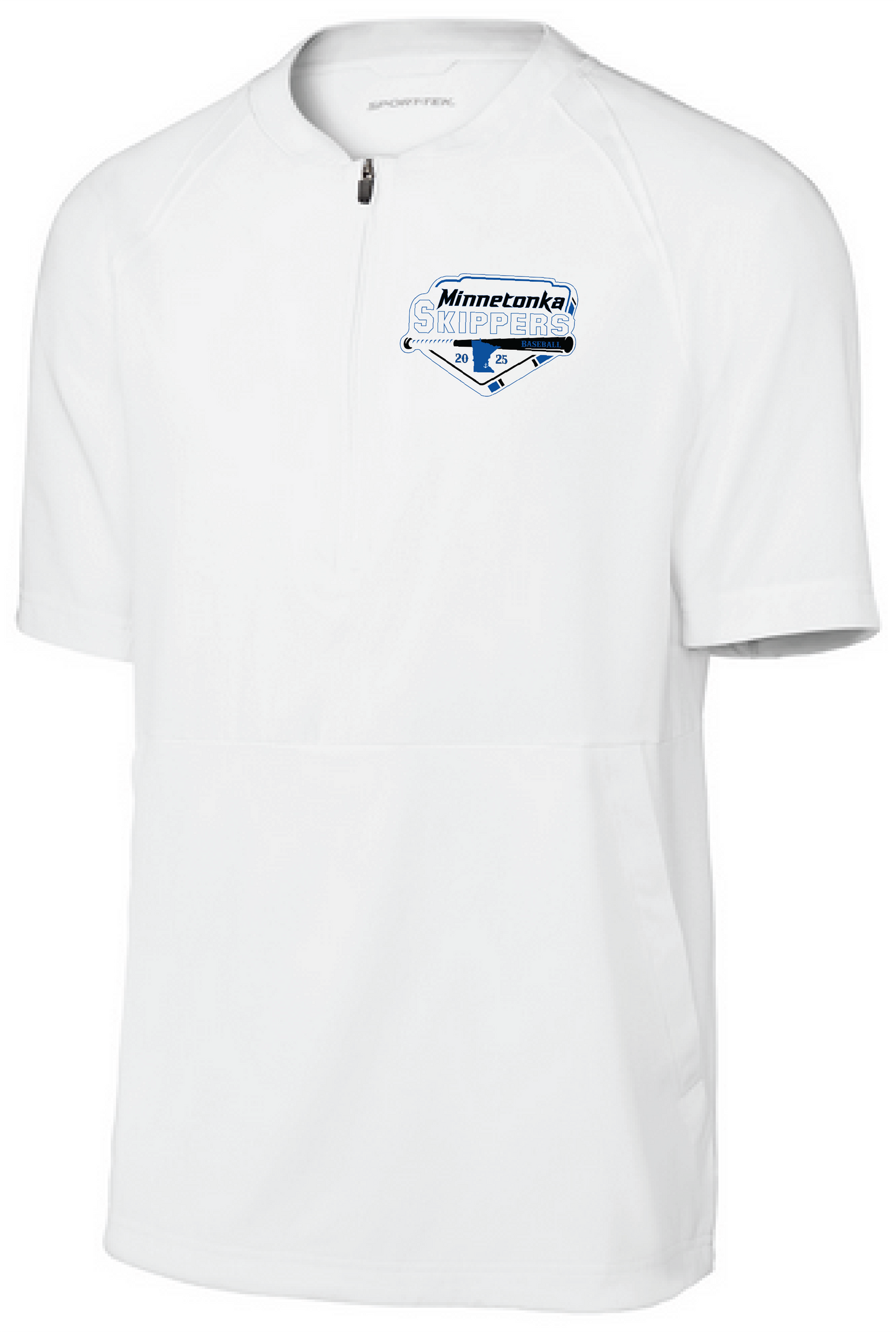 Baseball Men's Team 1/2-Zip Short Sleeve Cage Jacket
