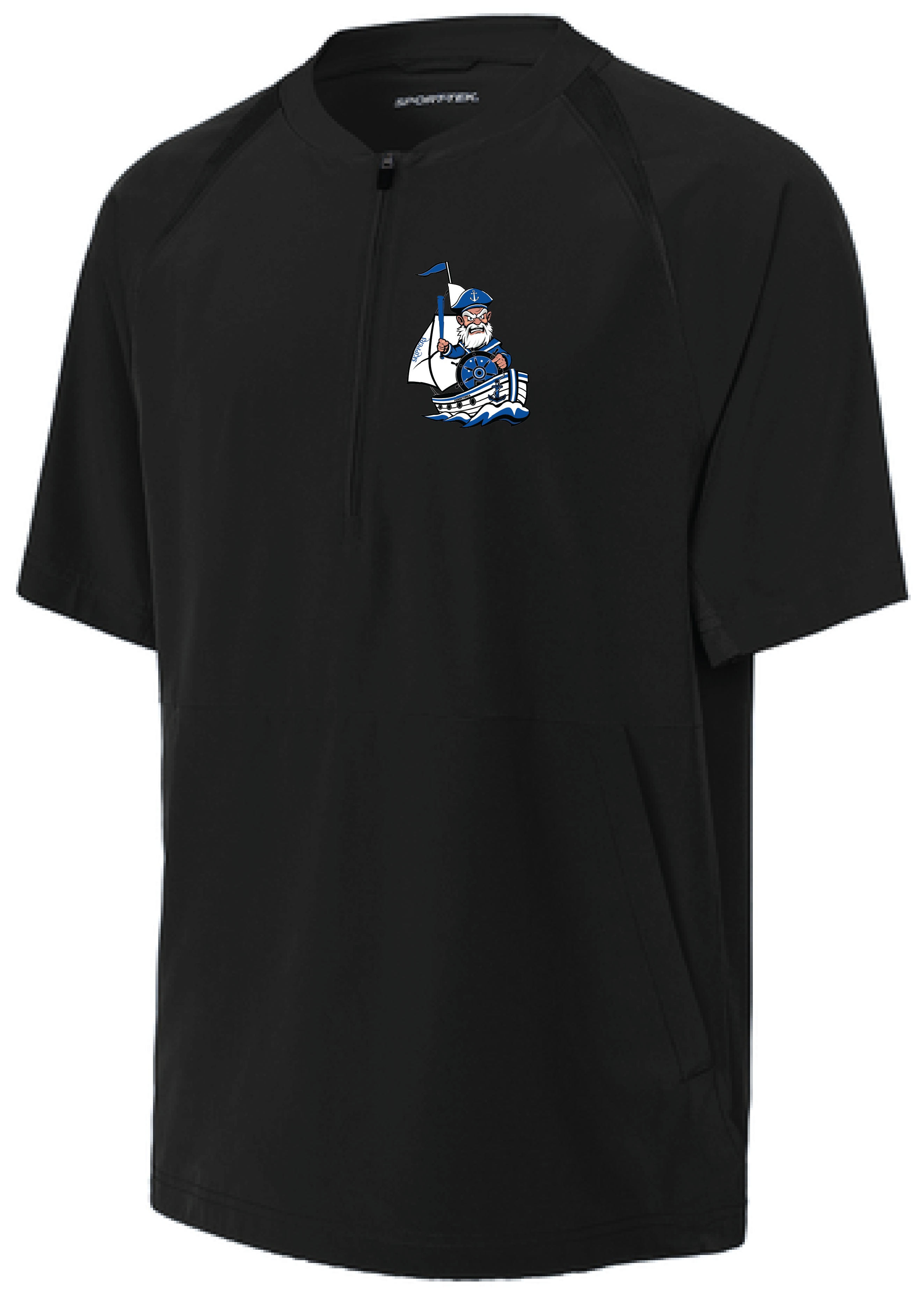 Baseball Youth Team 1/2-Zip Short Sleeve Cage Jacket