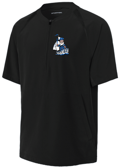 Baseball Youth Team 1/2-Zip Short Sleeve Cage Jacket