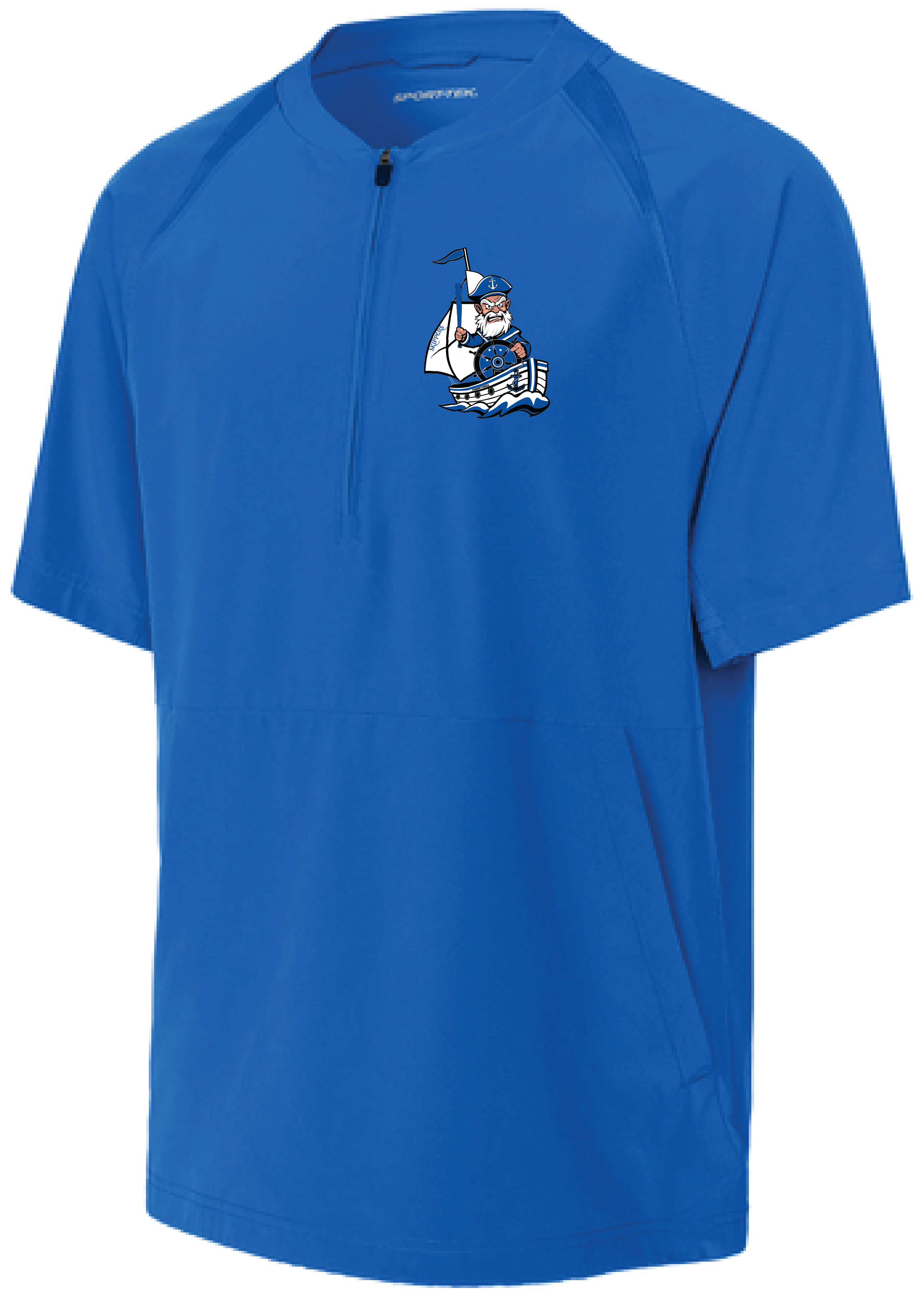 Baseball Youth Team 1/2-Zip Short Sleeve Cage Jacket
