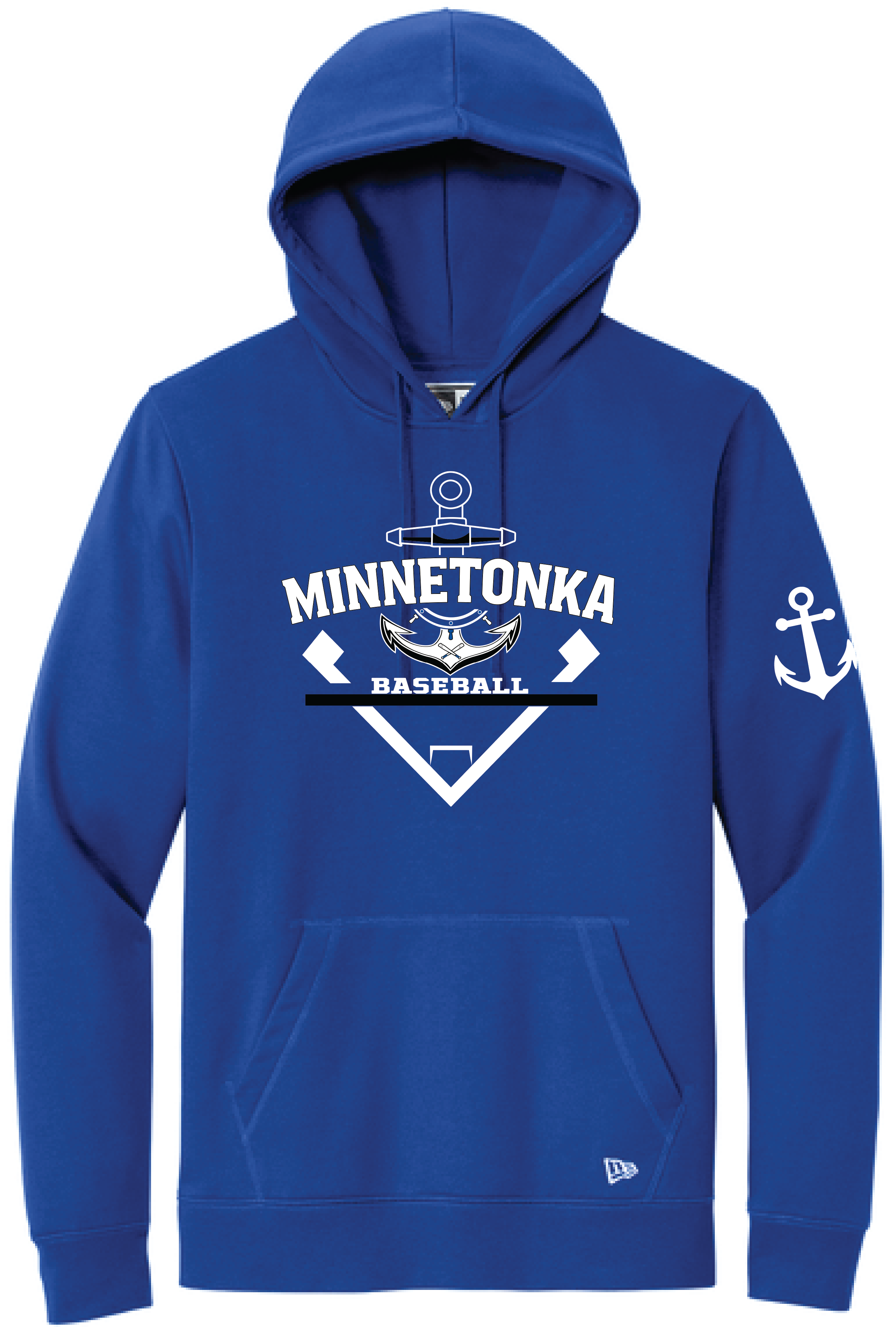 Baseball Men's New Era Mid-Weight Comfort Fleece Hoodie