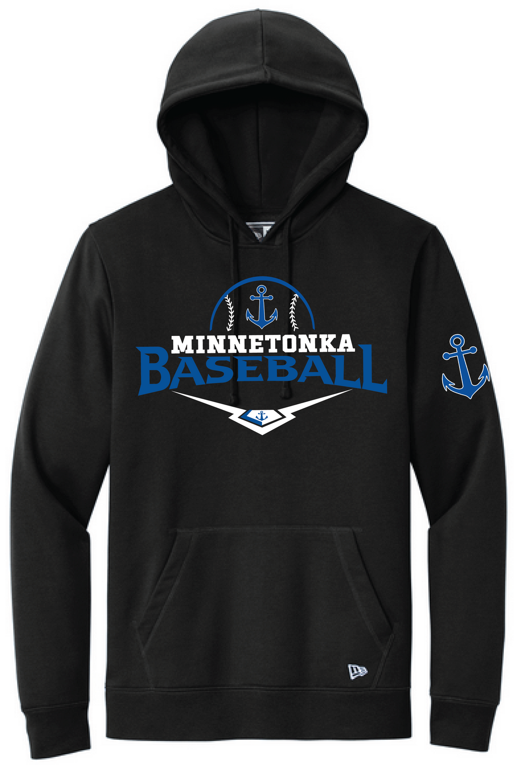 Baseball Men's New Era Mid-Weight Comfort Fleece Hoodie