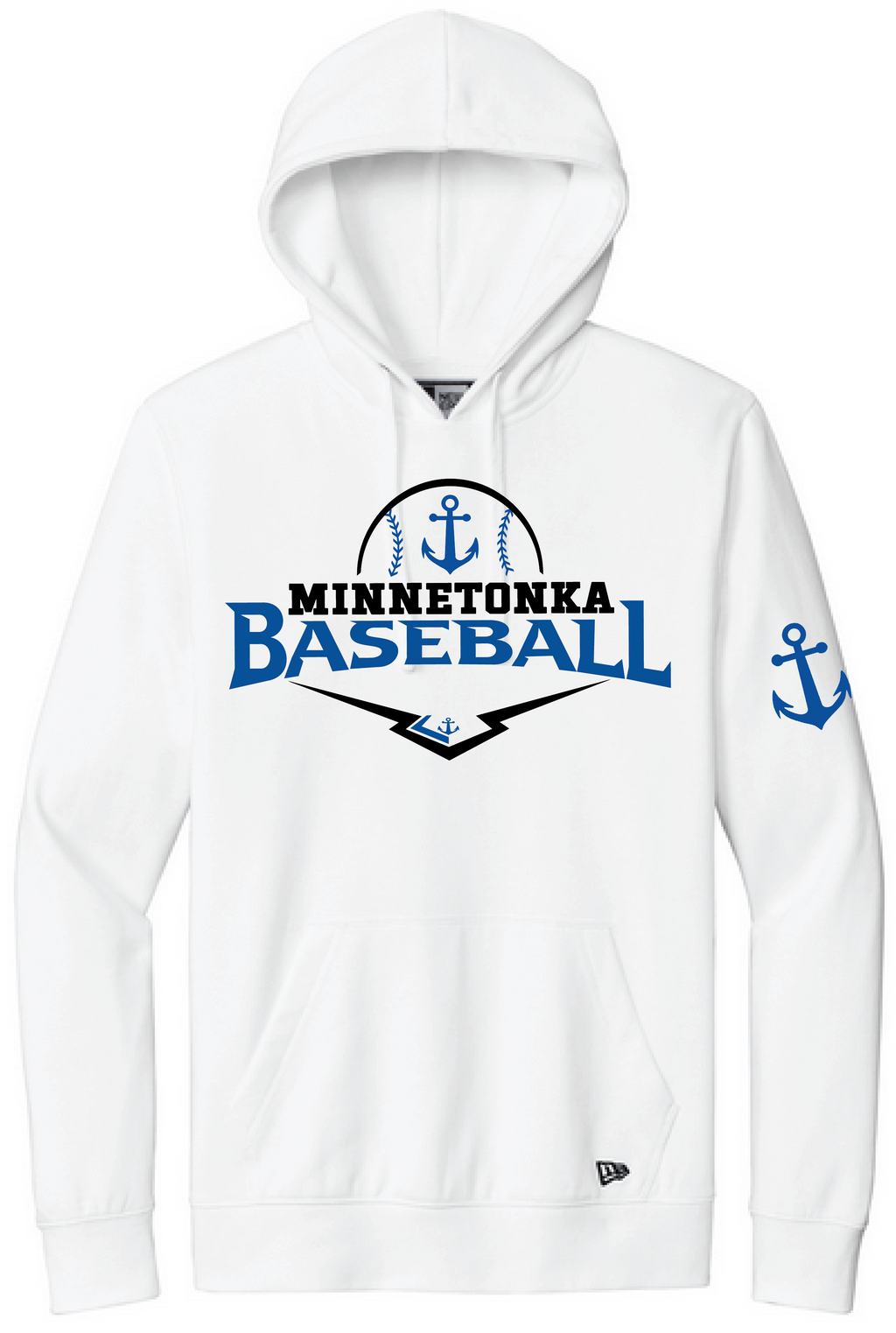 Baseball Men's New Era Mid-Weight Comfort Fleece Hoodie