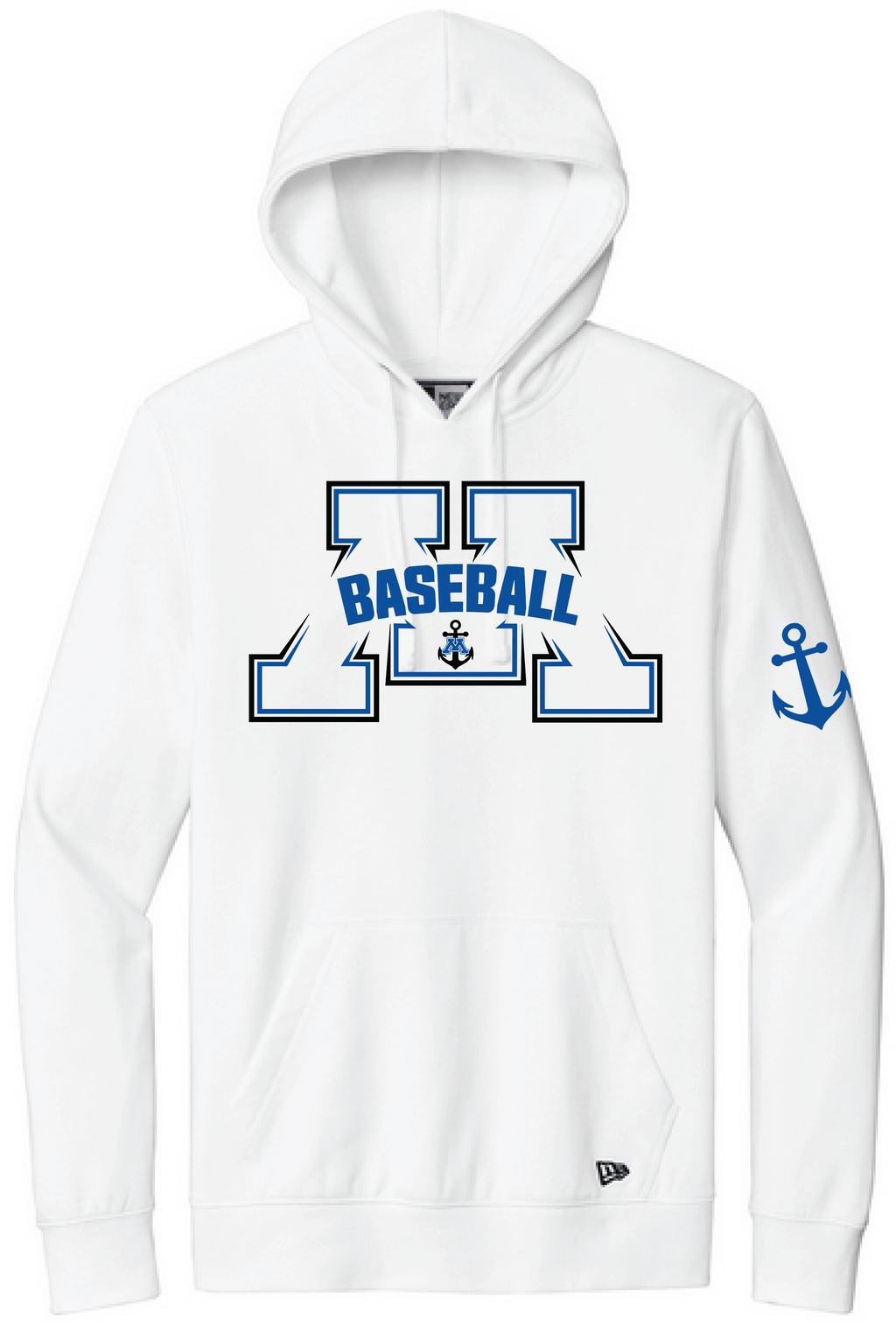 Baseball Men's New Era Mid-Weight Comfort Fleece Hoodie
