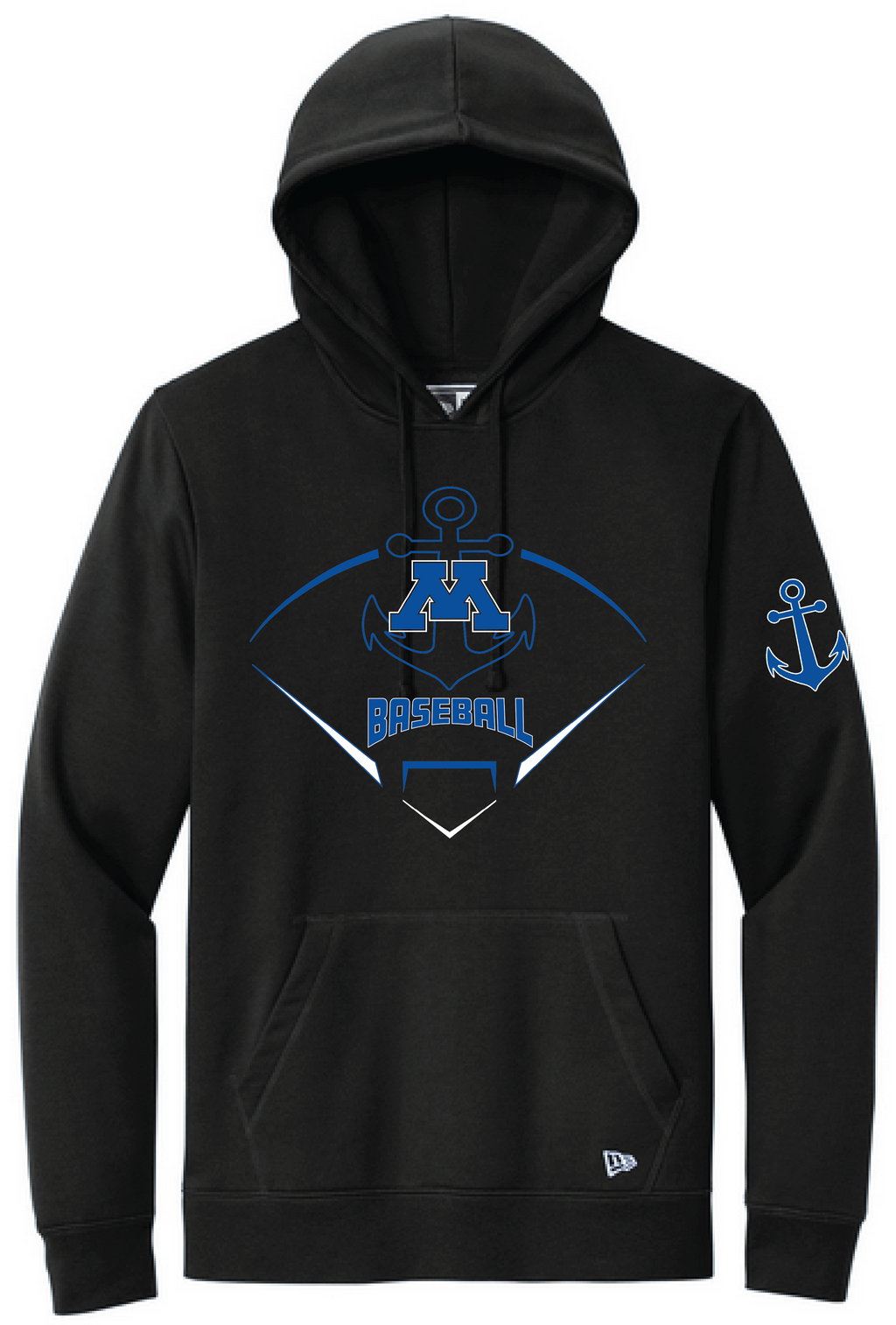 Baseball Men's New Era Mid-Weight Comfort Fleece Hoodie