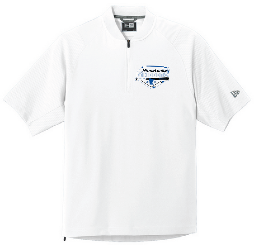 Baseball Men's New Era Short Sleeve 1/4-Zip Cage Jacket