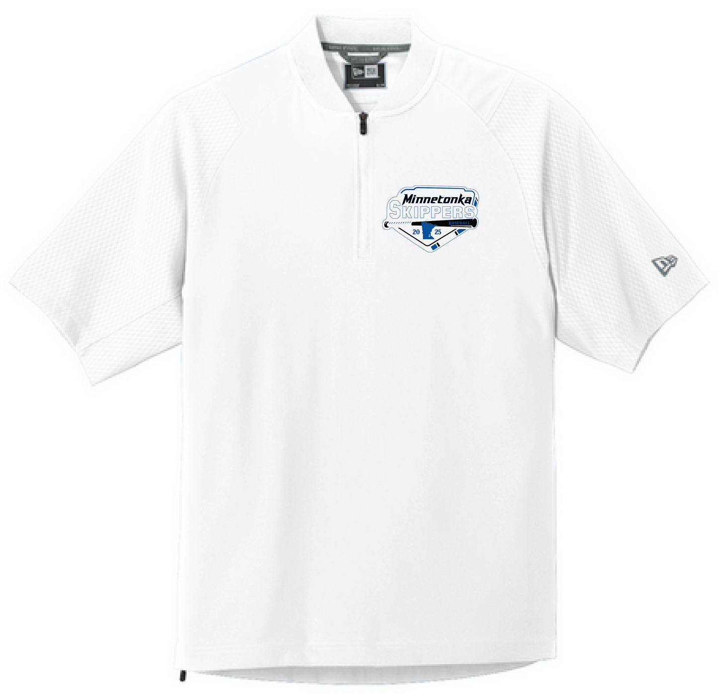 Baseball Men's New Era Short Sleeve 1/4-Zip Cage Jacket