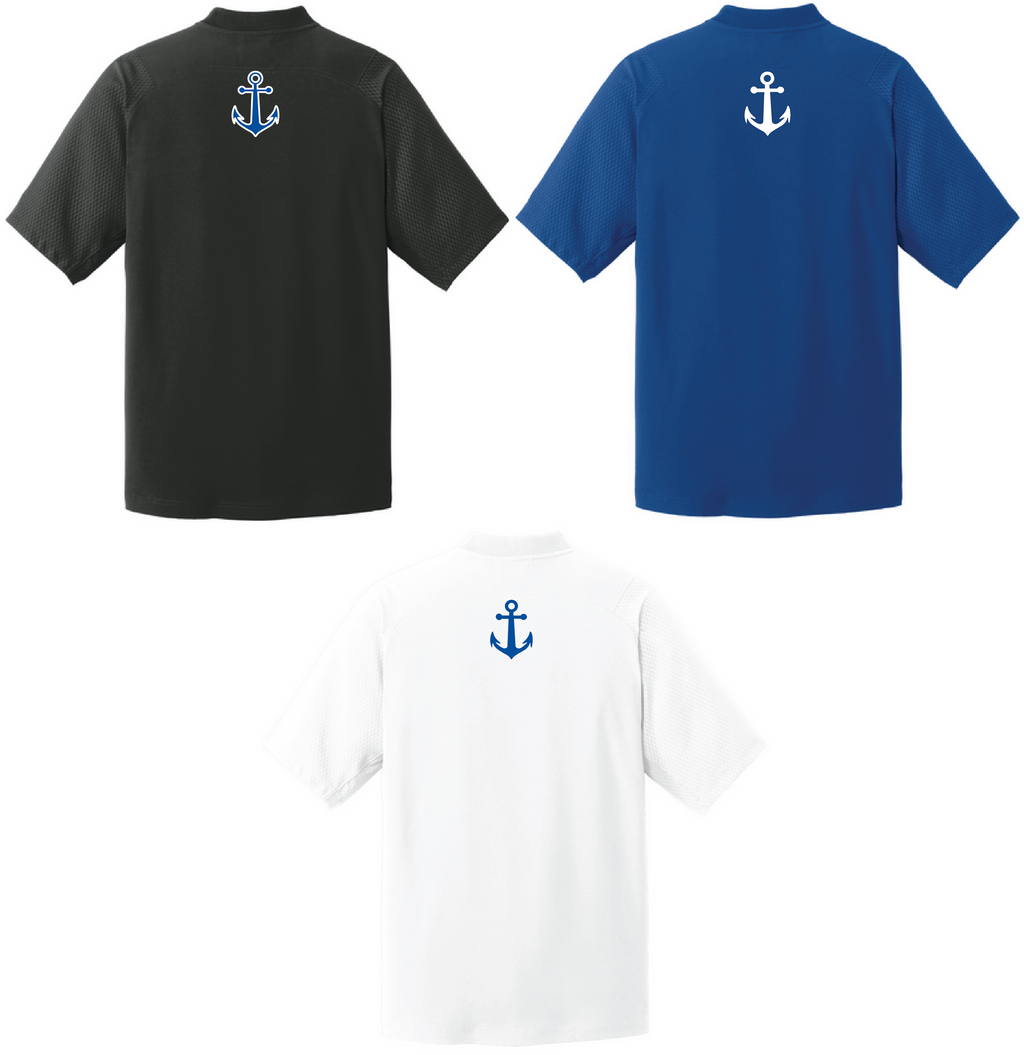 Baseball Men's New Era Short Sleeve 1/4-Zip Cage Jacket