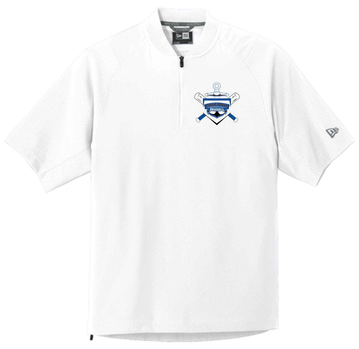 Baseball Men's New Era Short Sleeve 1/4-Zip Cage Jacket