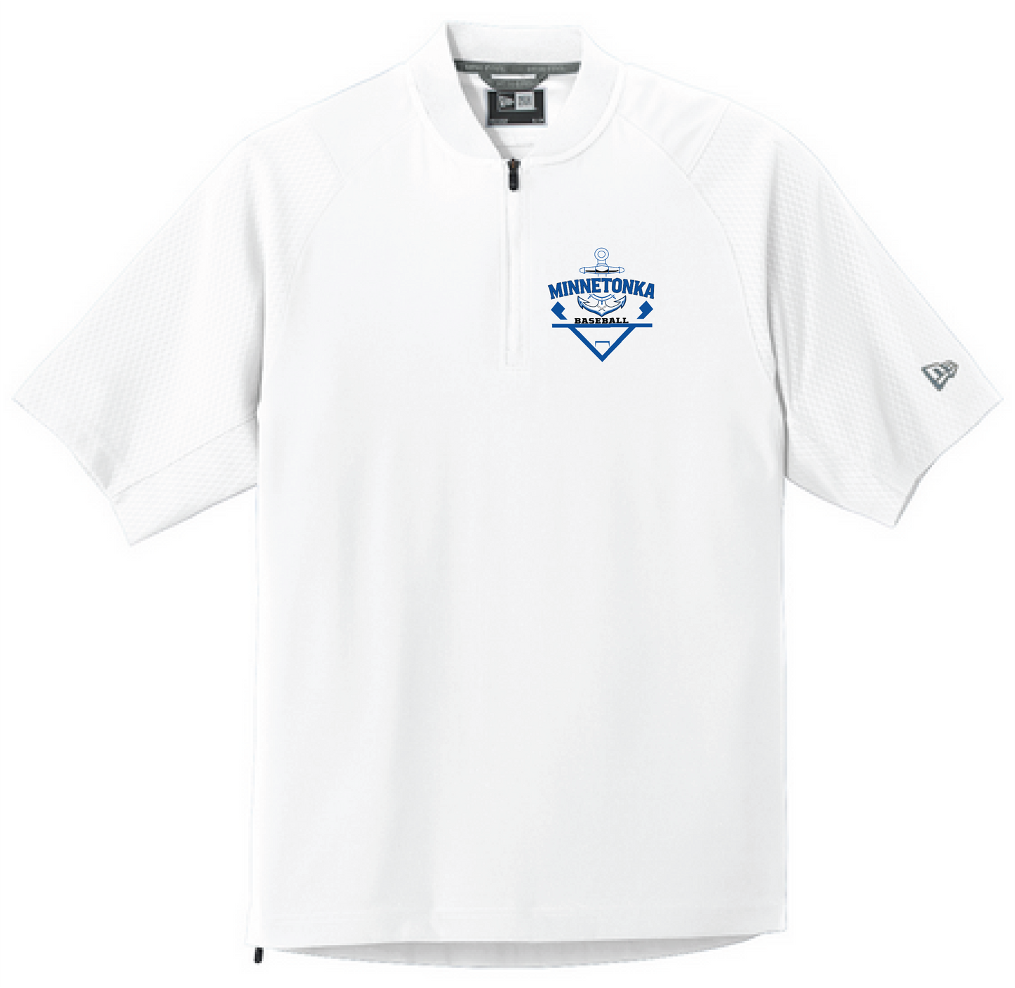 Baseball Men's New Era Short Sleeve 1/4-Zip Cage Jacket
