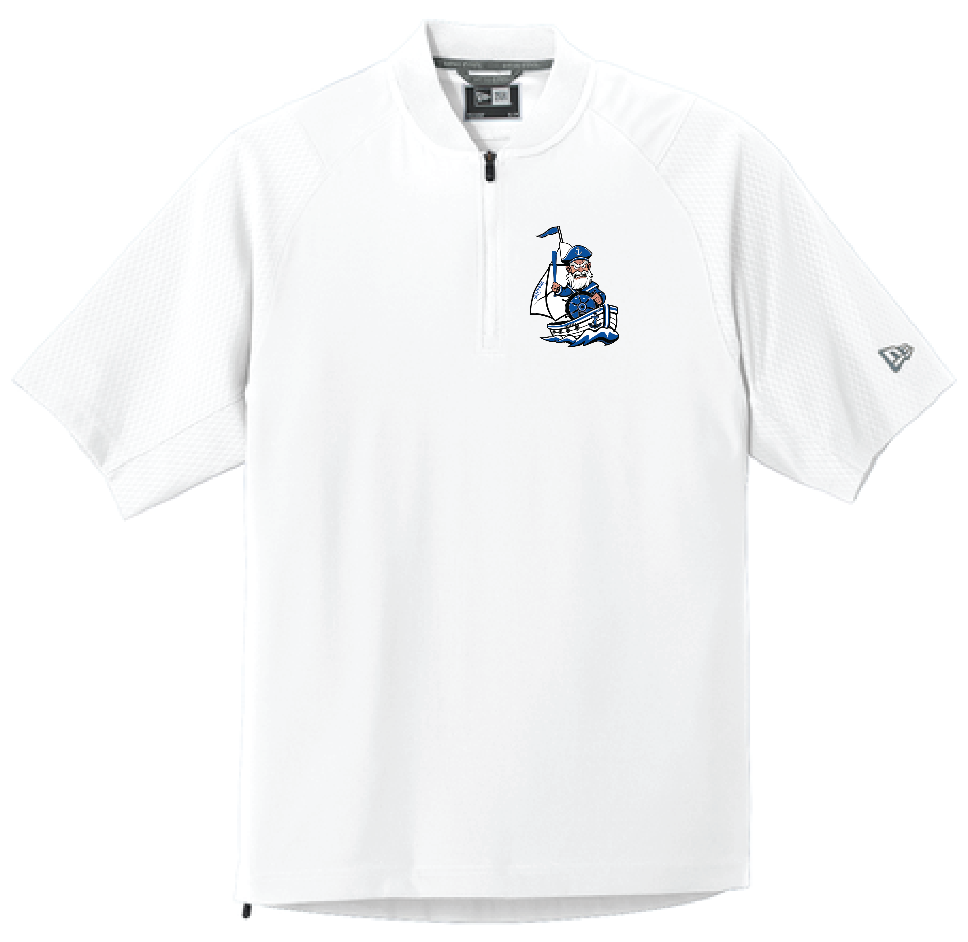 Baseball Men's New Era Short Sleeve 1/4-Zip Cage Jacket