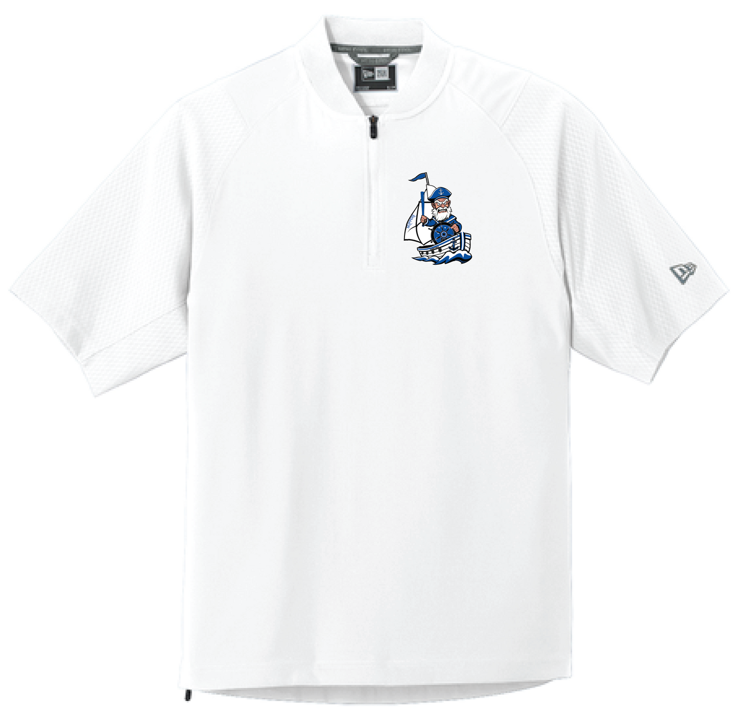 Baseball Men's New Era Short Sleeve 1/4-Zip Cage Jacket