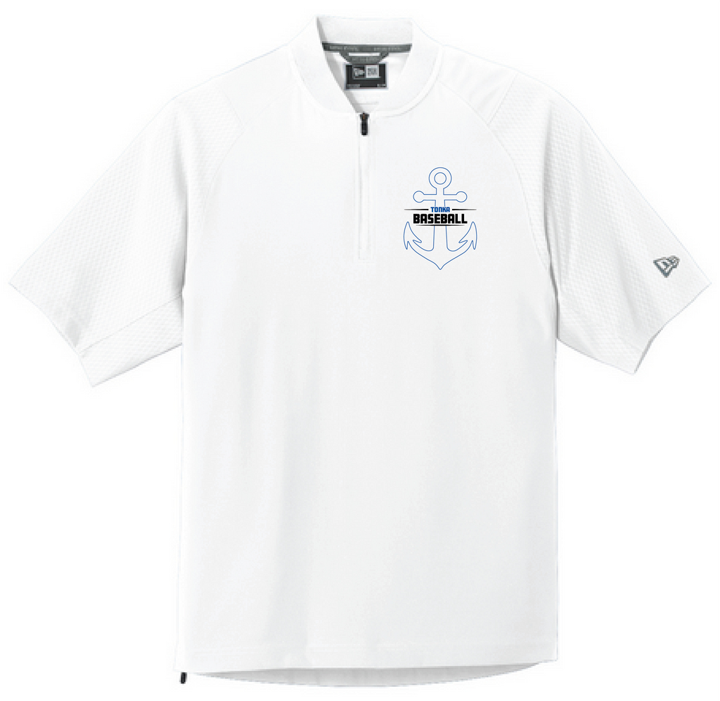 Baseball Men's New Era Short Sleeve 1/4-Zip Cage Jacket