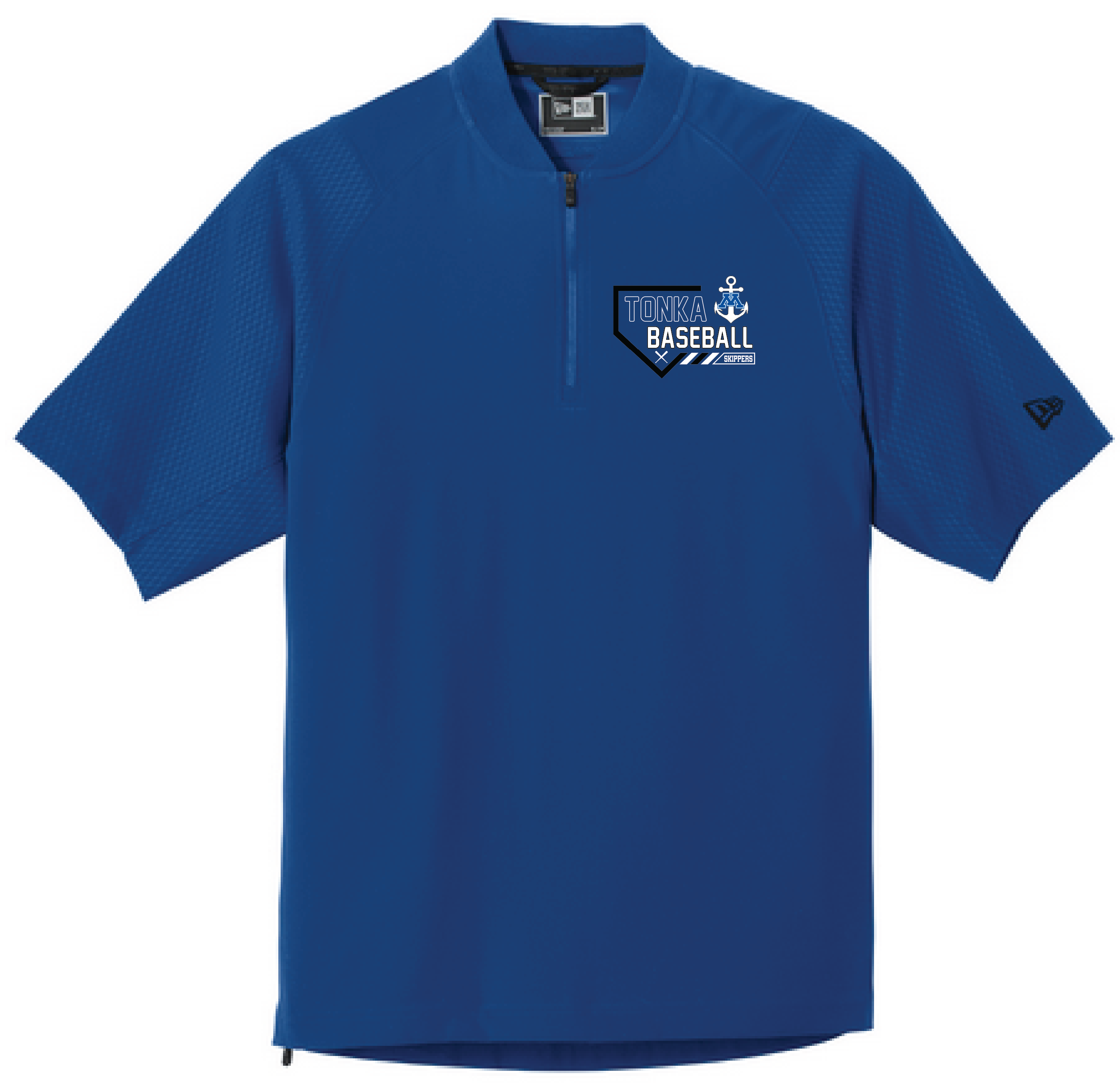 Baseball Men's New Era Short Sleeve 1/4-Zip Cage Jacket