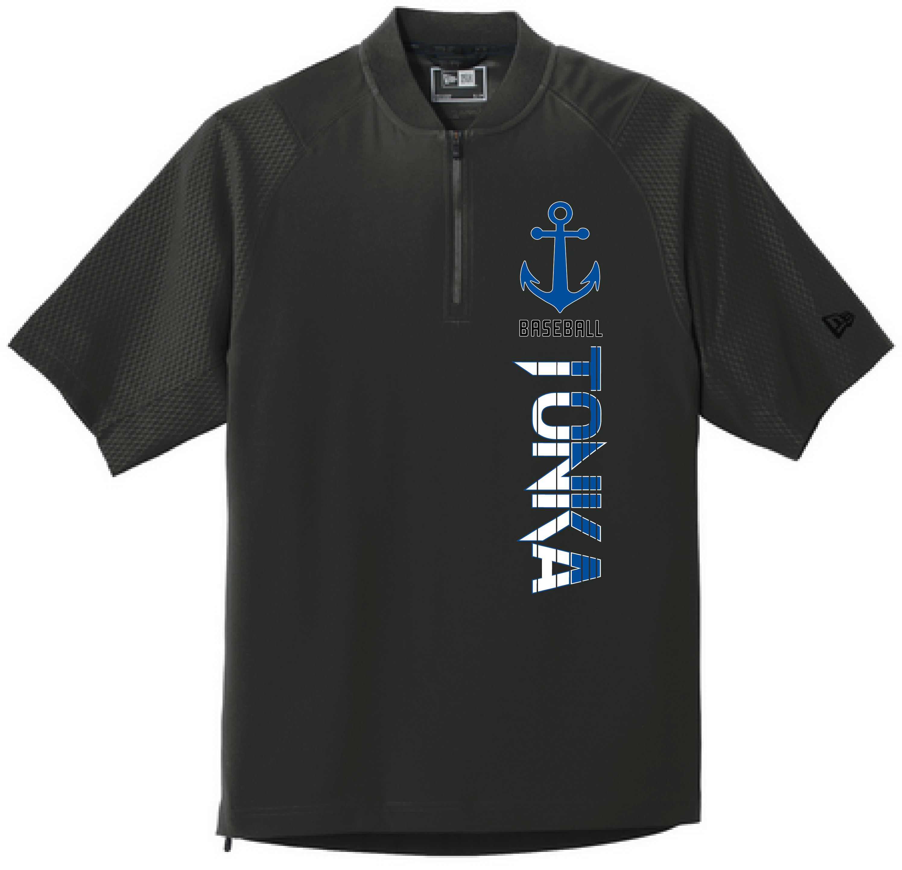 Baseball Men's New Era Short Sleeve 1/4-Zip Cage Jacket