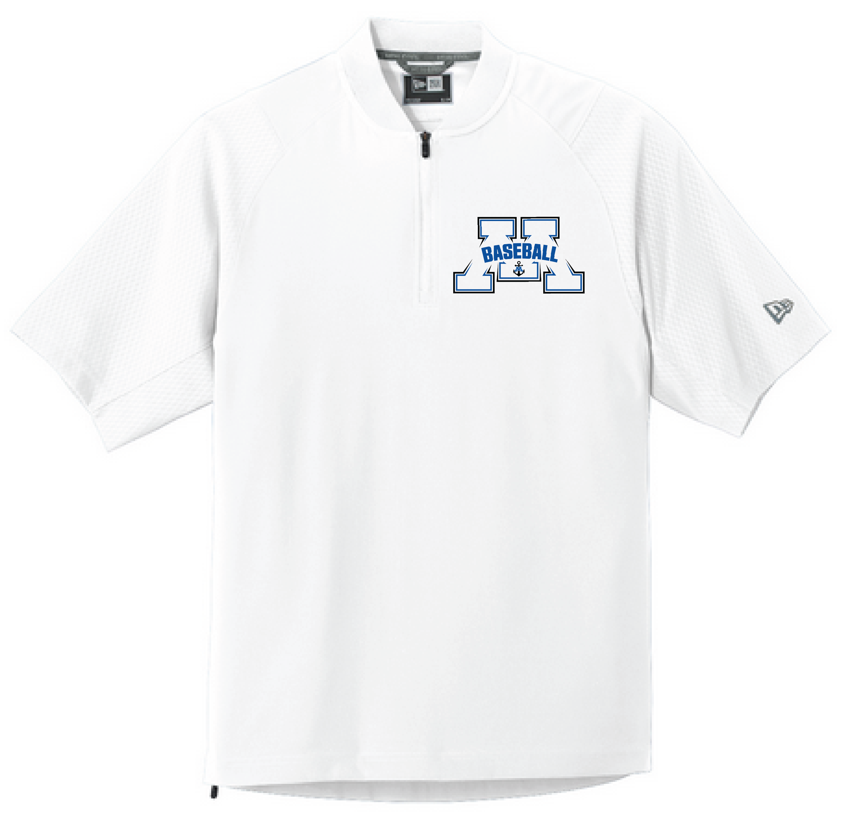 Baseball Men's New Era Short Sleeve 1/4-Zip Cage Jacket