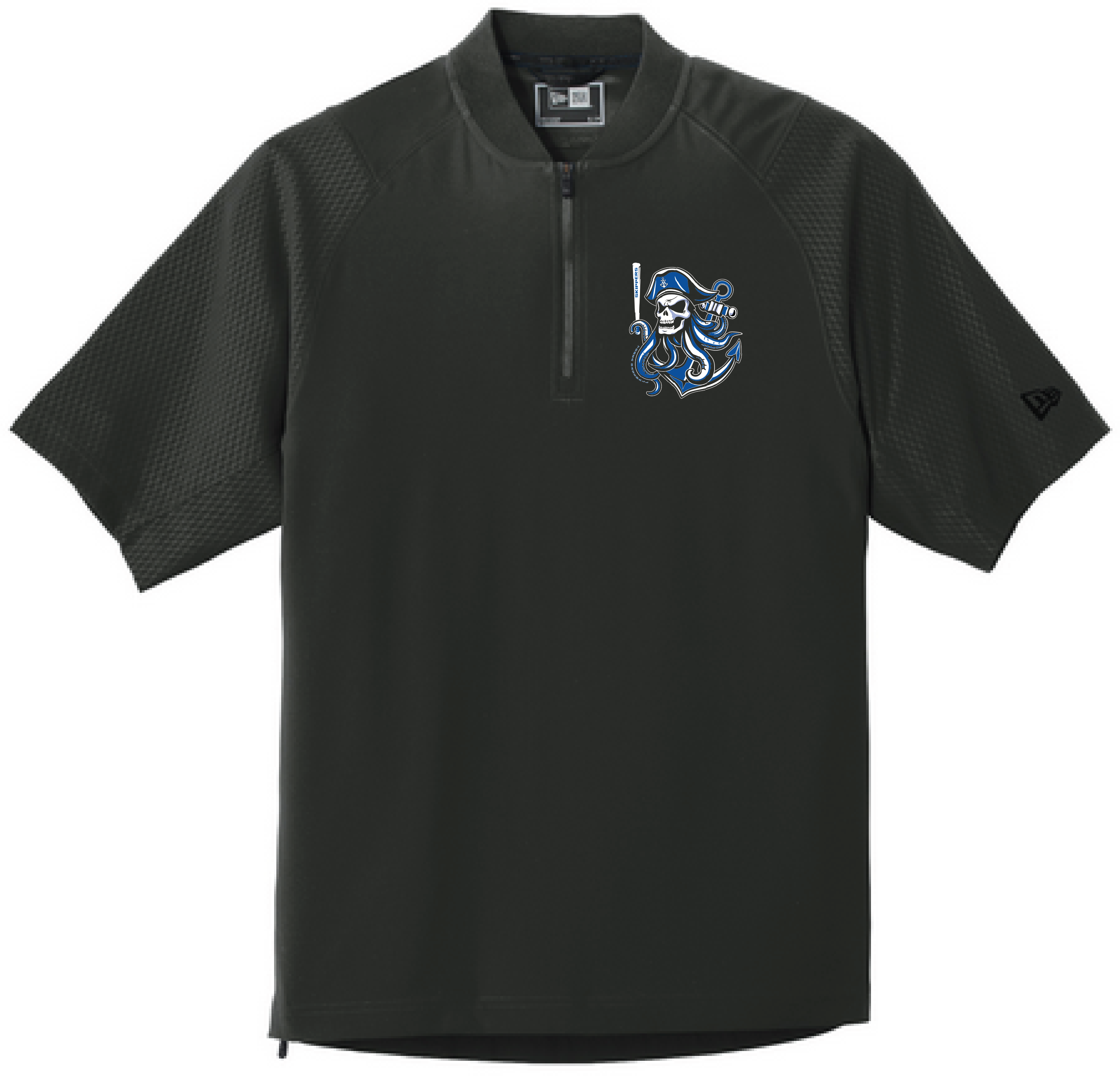 Baseball Men's New Era Short Sleeve 1/4-Zip Cage Jacket