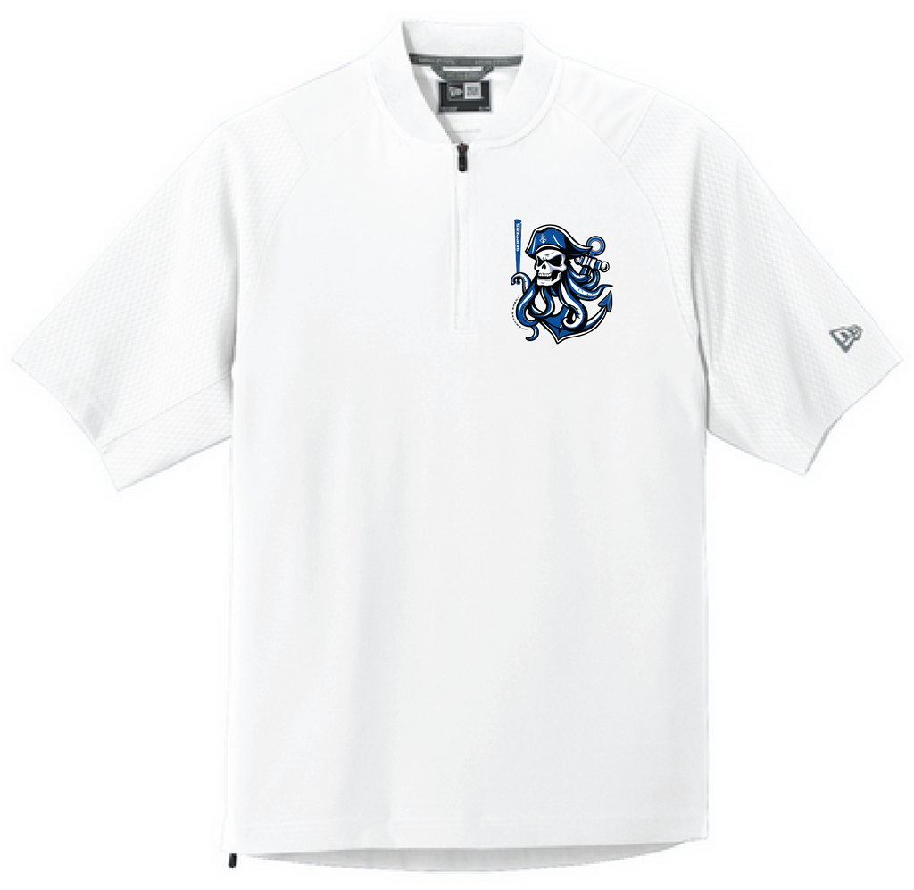 Baseball Men's New Era Short Sleeve 1/4-Zip Cage Jacket