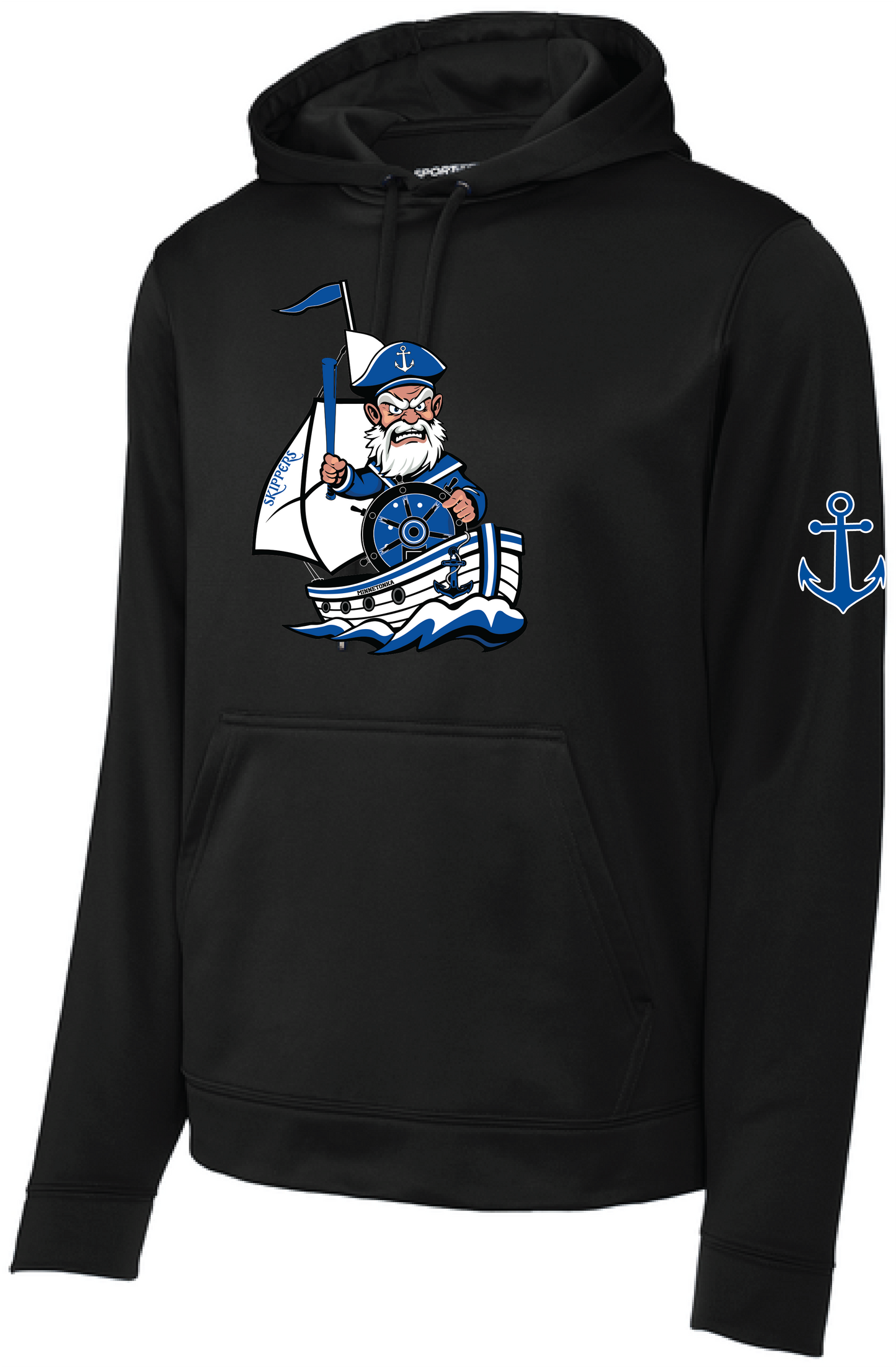 Baseball Men's Mid-Weight Fleece Hooded Pullover