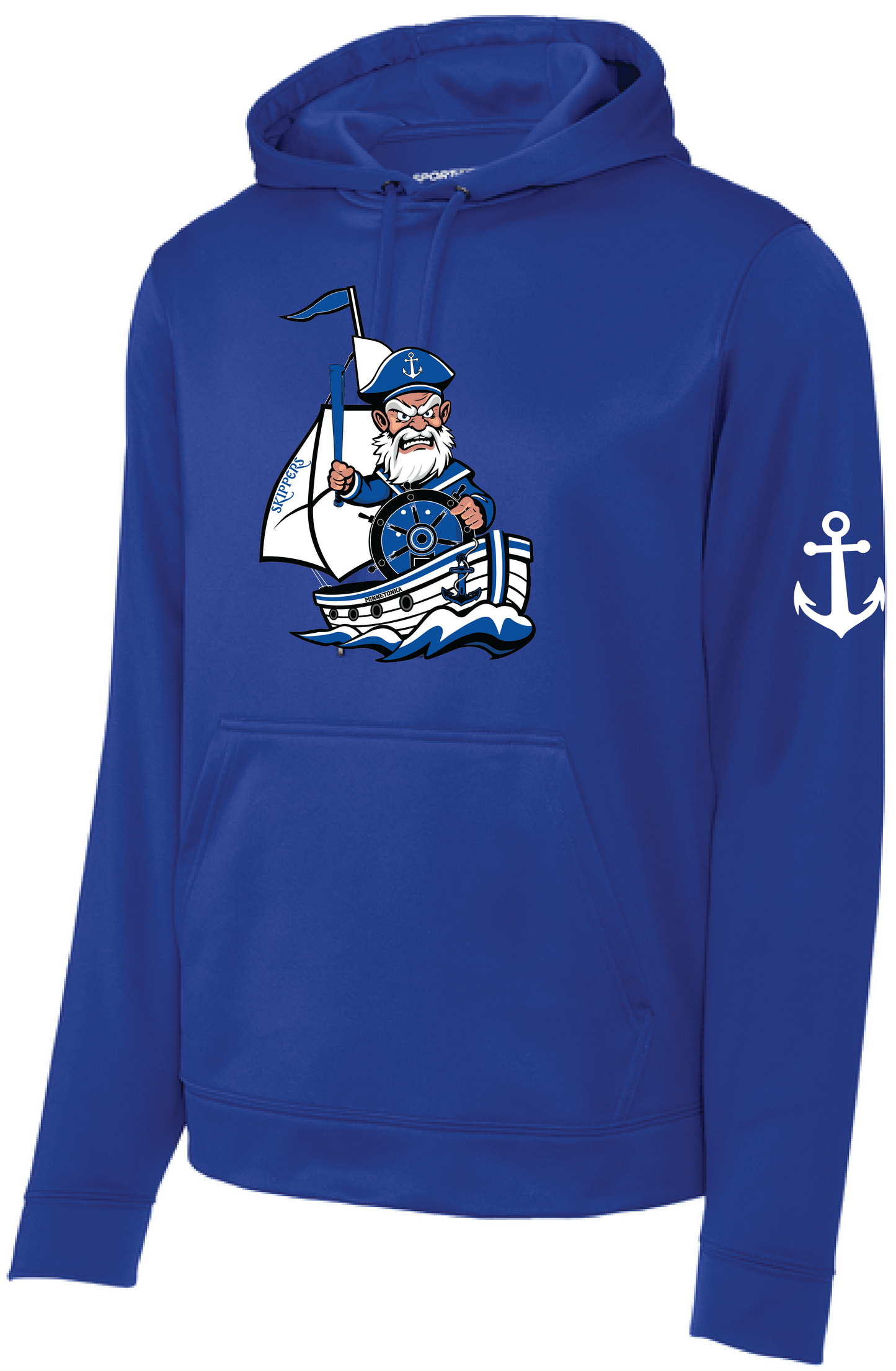 Baseball Men's Mid-Weight Fleece Hooded Pullover