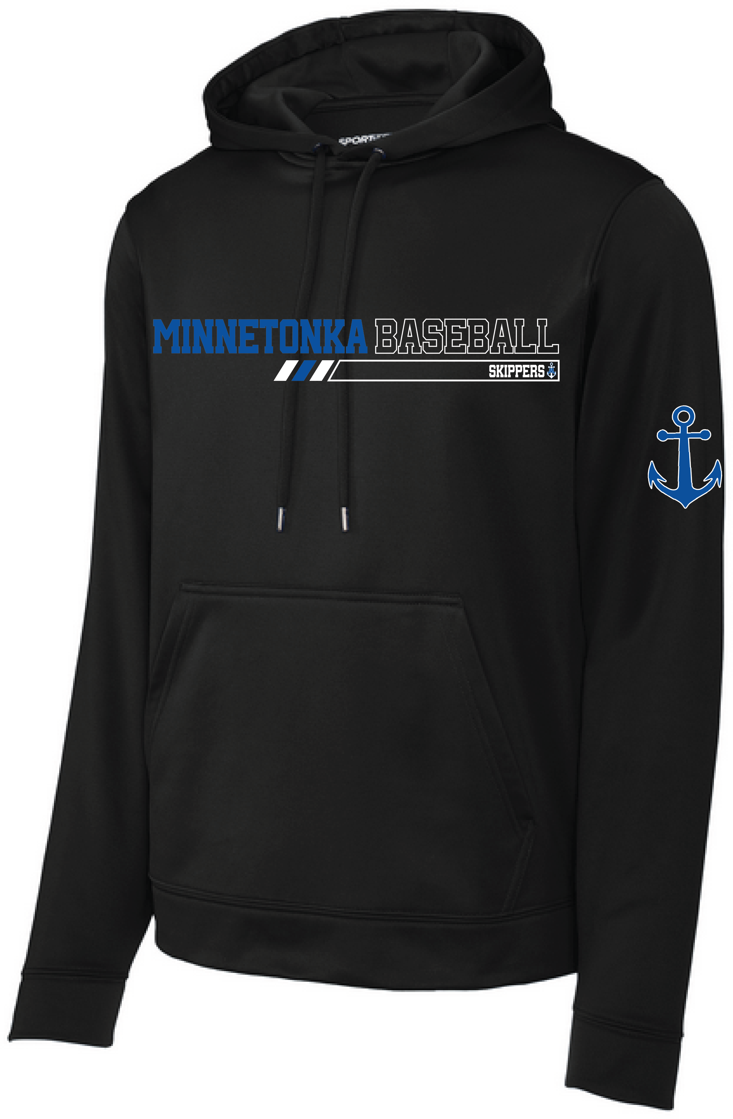 Baseball Men's Mid-Weight Fleece Hooded Pullover