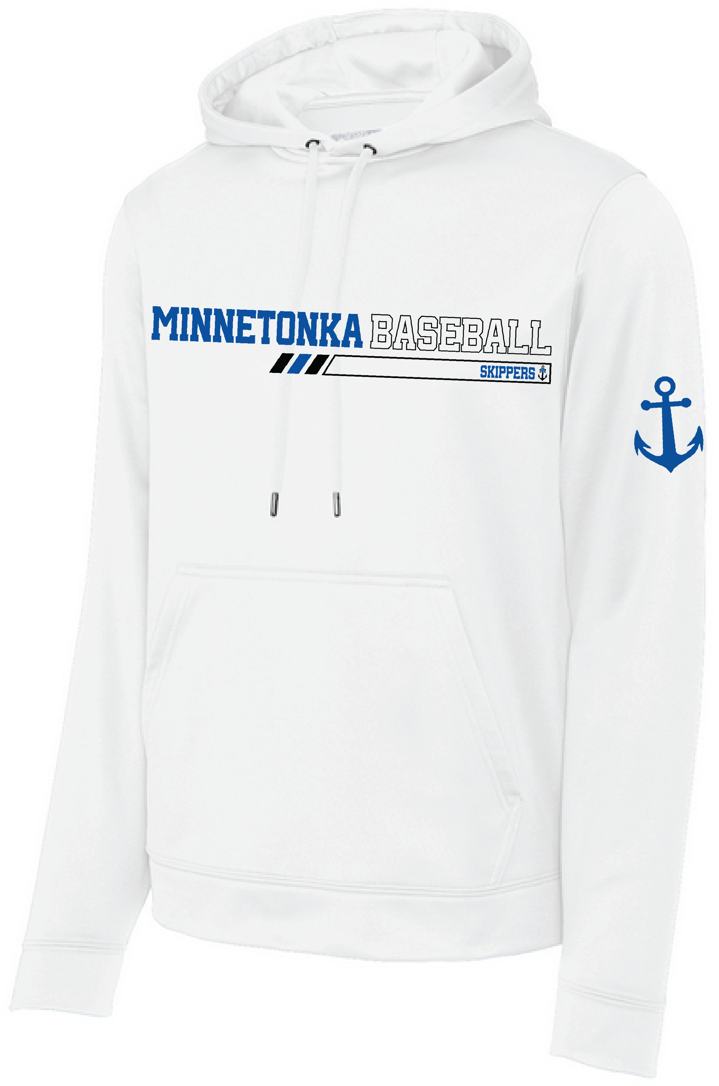Baseball Men's Mid-Weight Fleece Hooded Pullover