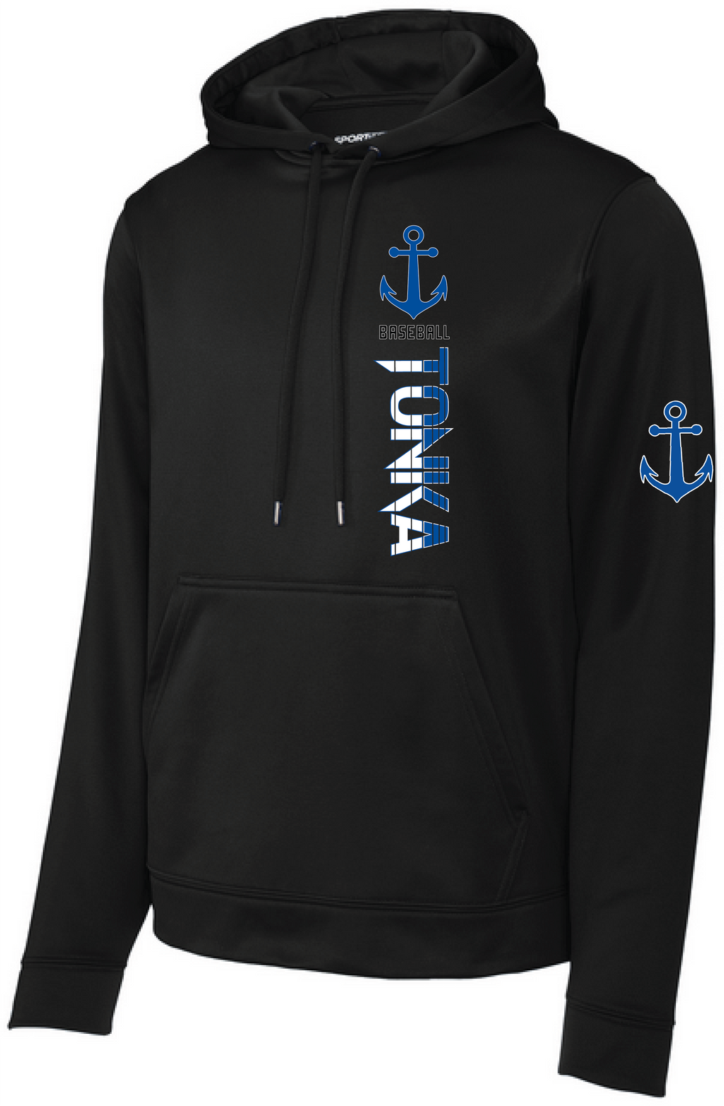 Baseball Men's Mid-Weight Fleece Hooded Pullover
