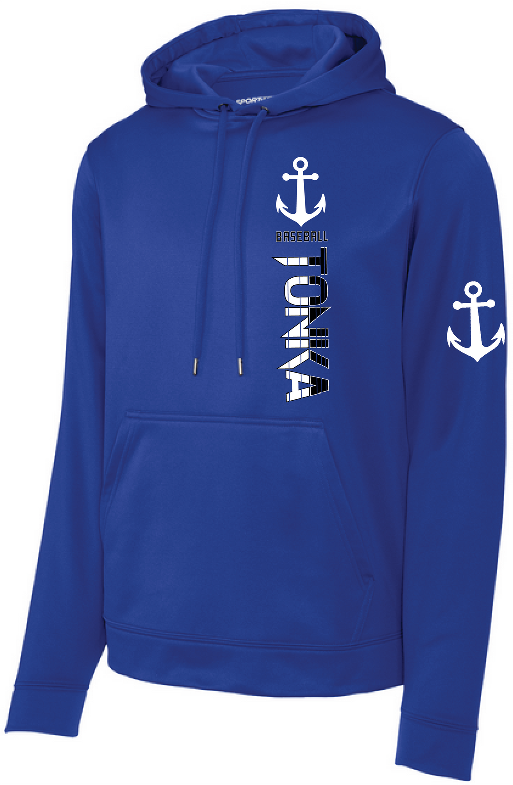 Baseball Men's Mid-Weight Fleece Hooded Pullover