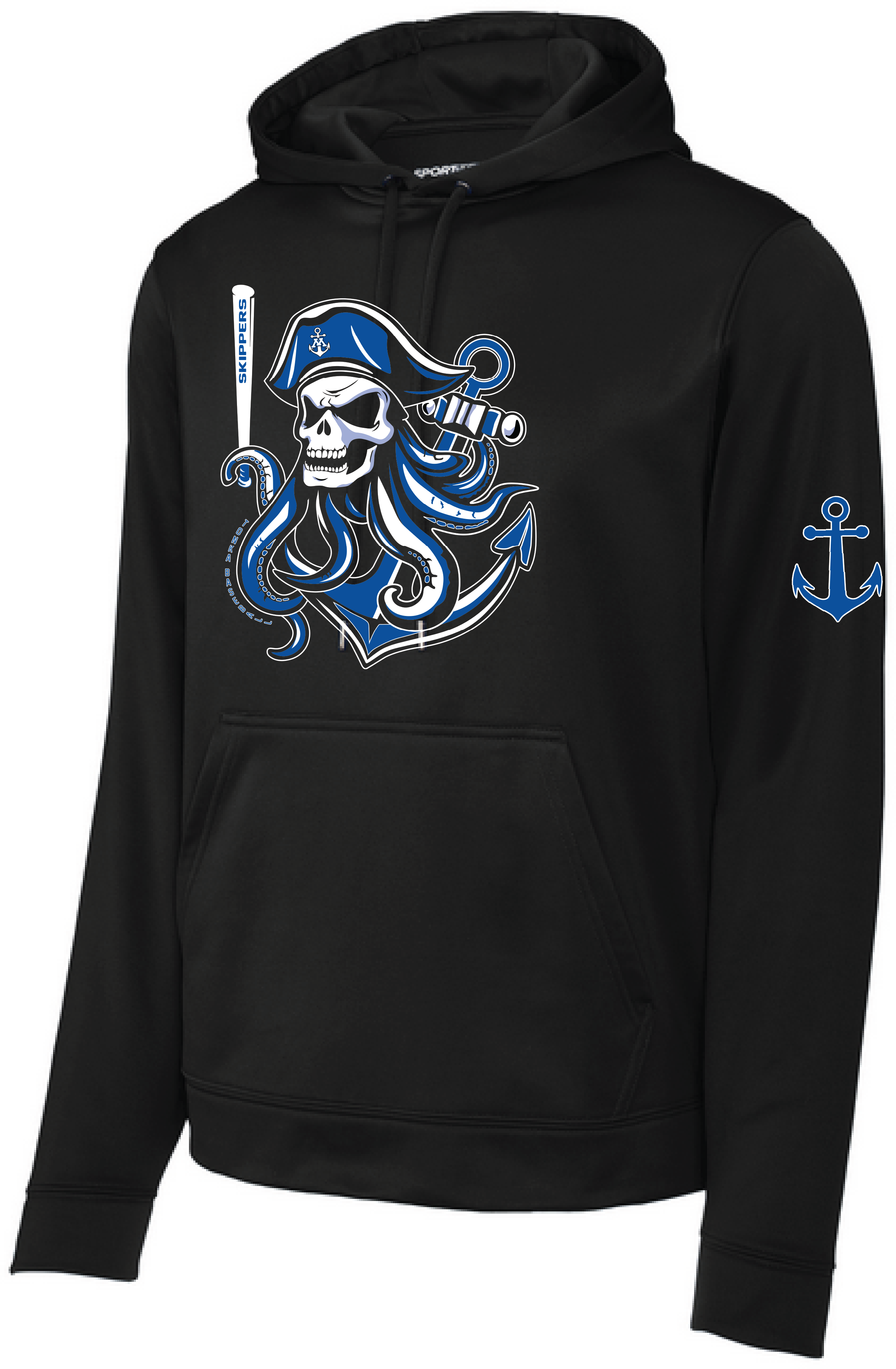 Baseball Men's Mid-Weight Fleece Hooded Pullover