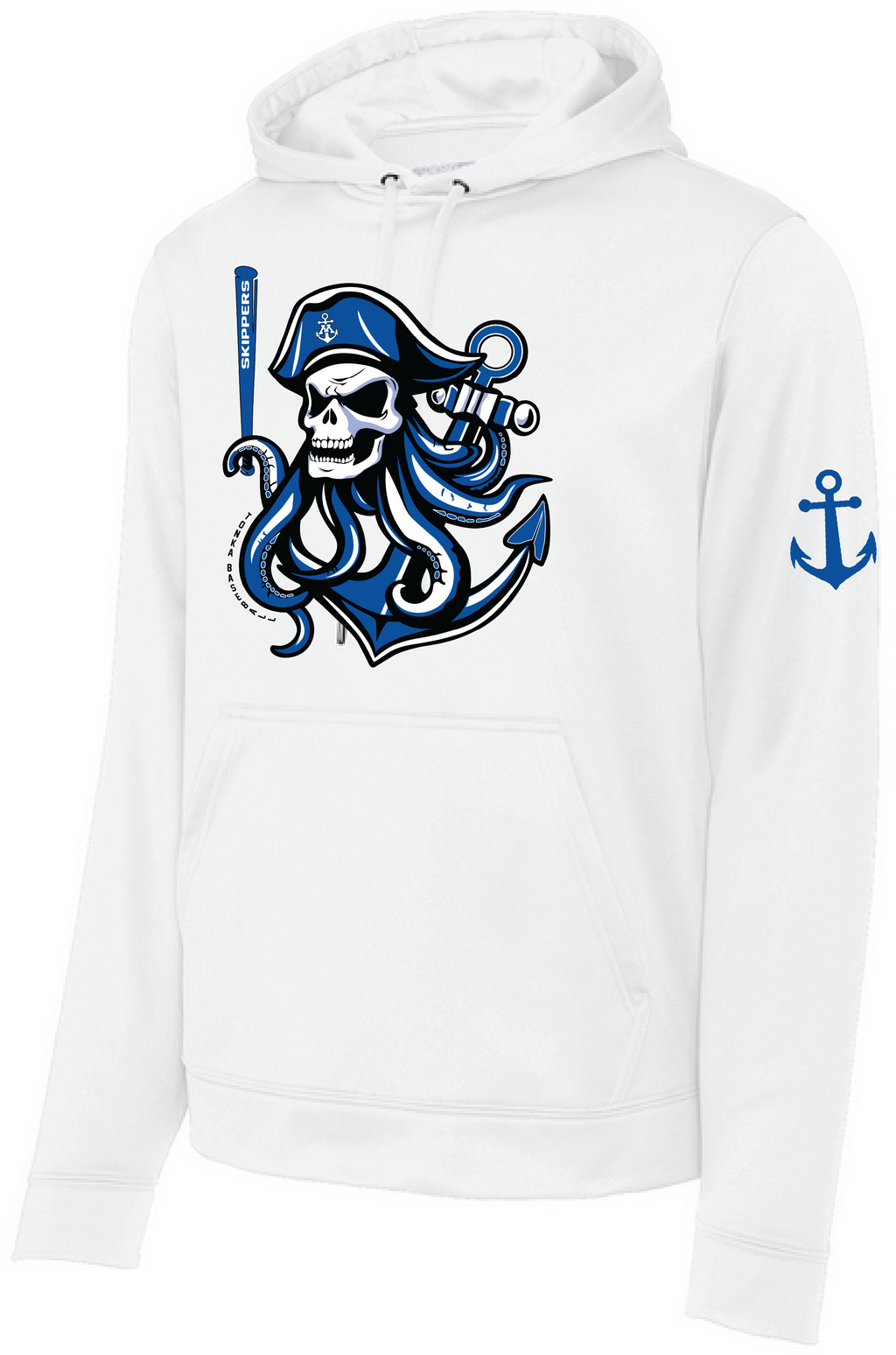 Baseball Men's Mid-Weight Fleece Hooded Pullover