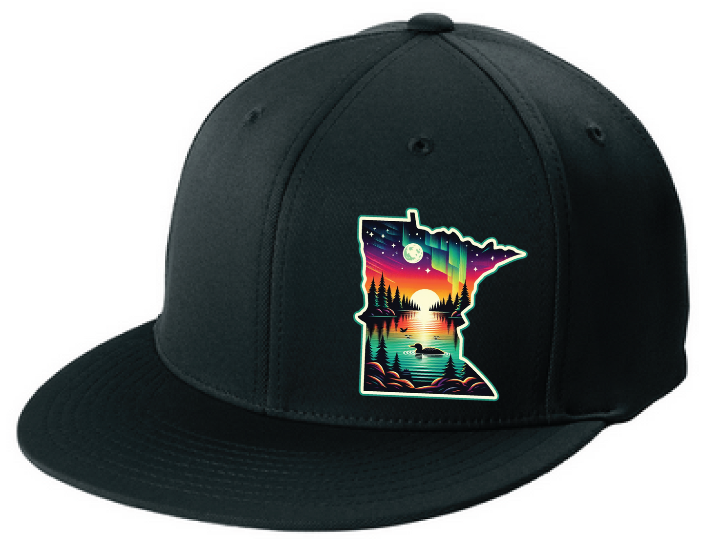 Minnesota Flexfit Flatbill Fitted Hat