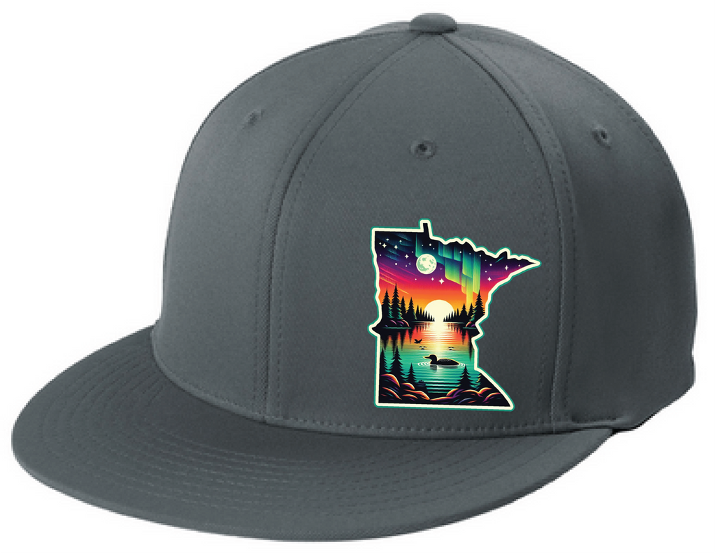 Minnesota Flexfit Flatbill Fitted Hat