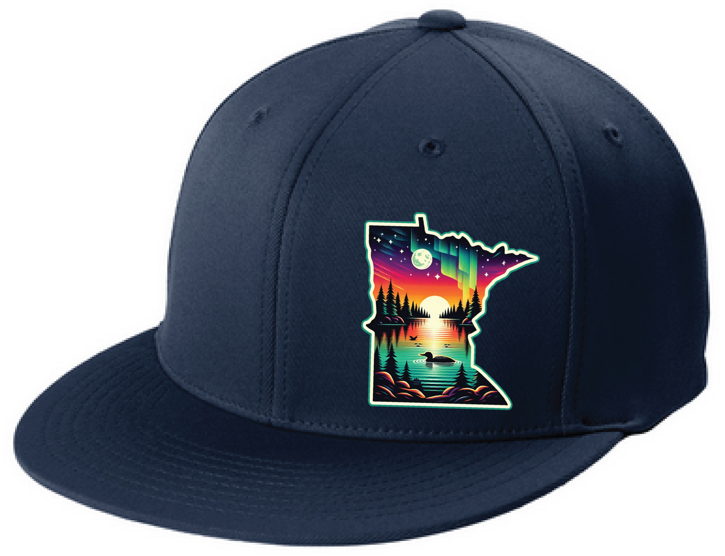 Minnesota Flexfit Flatbill Fitted Hat