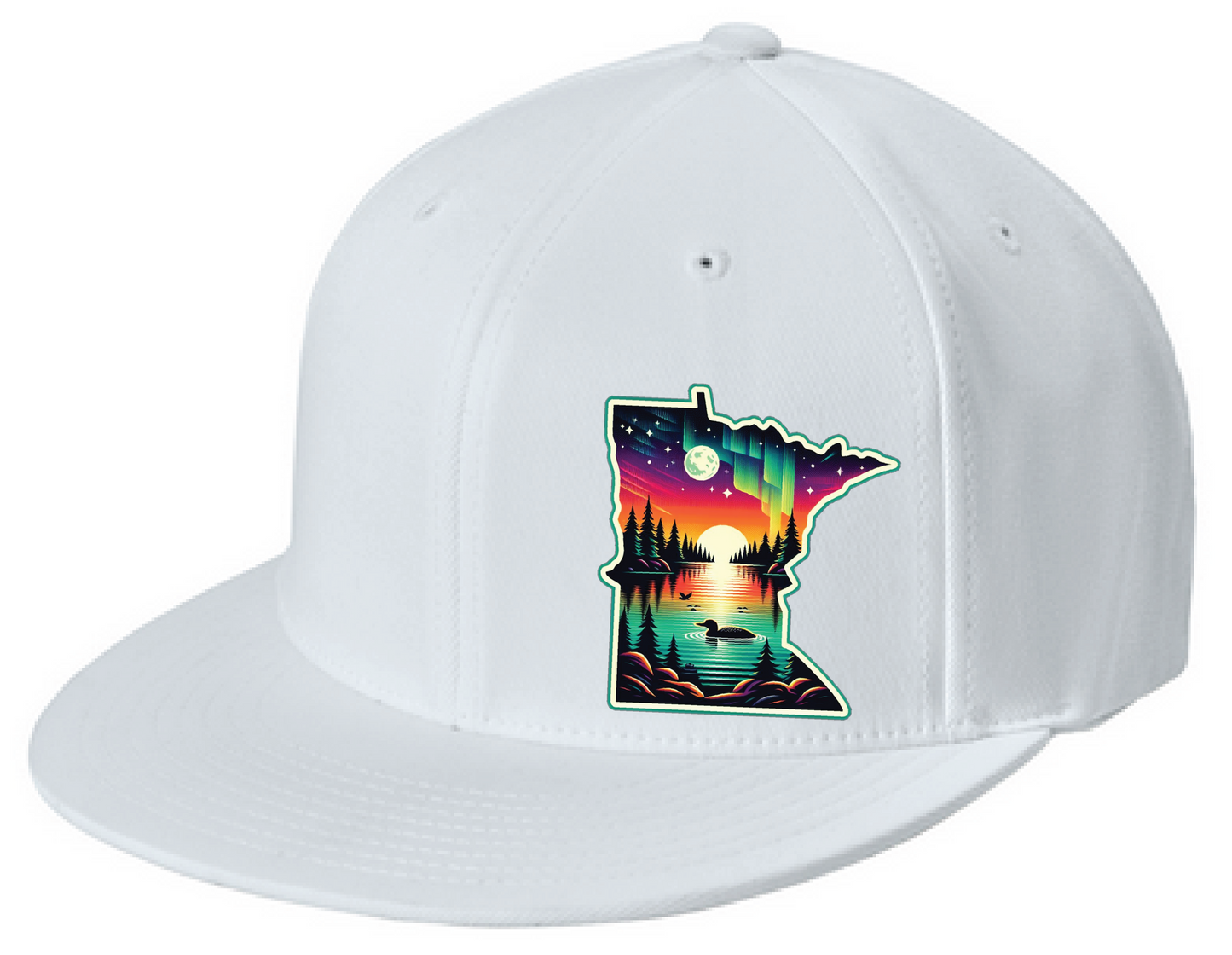 Minnesota Flexfit Flatbill Fitted Hat
