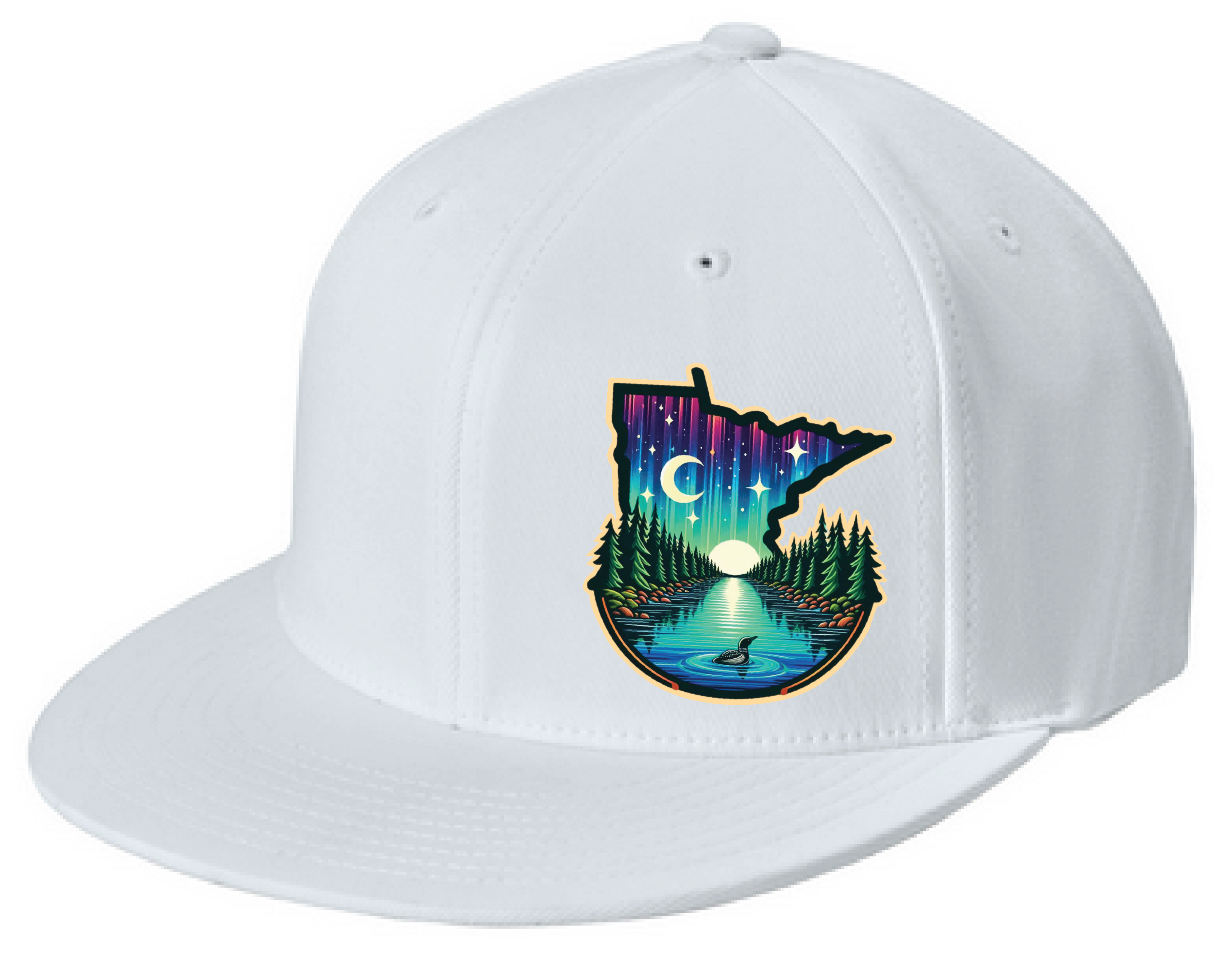 Minnesota Flexfit Flatbill Fitted Hat
