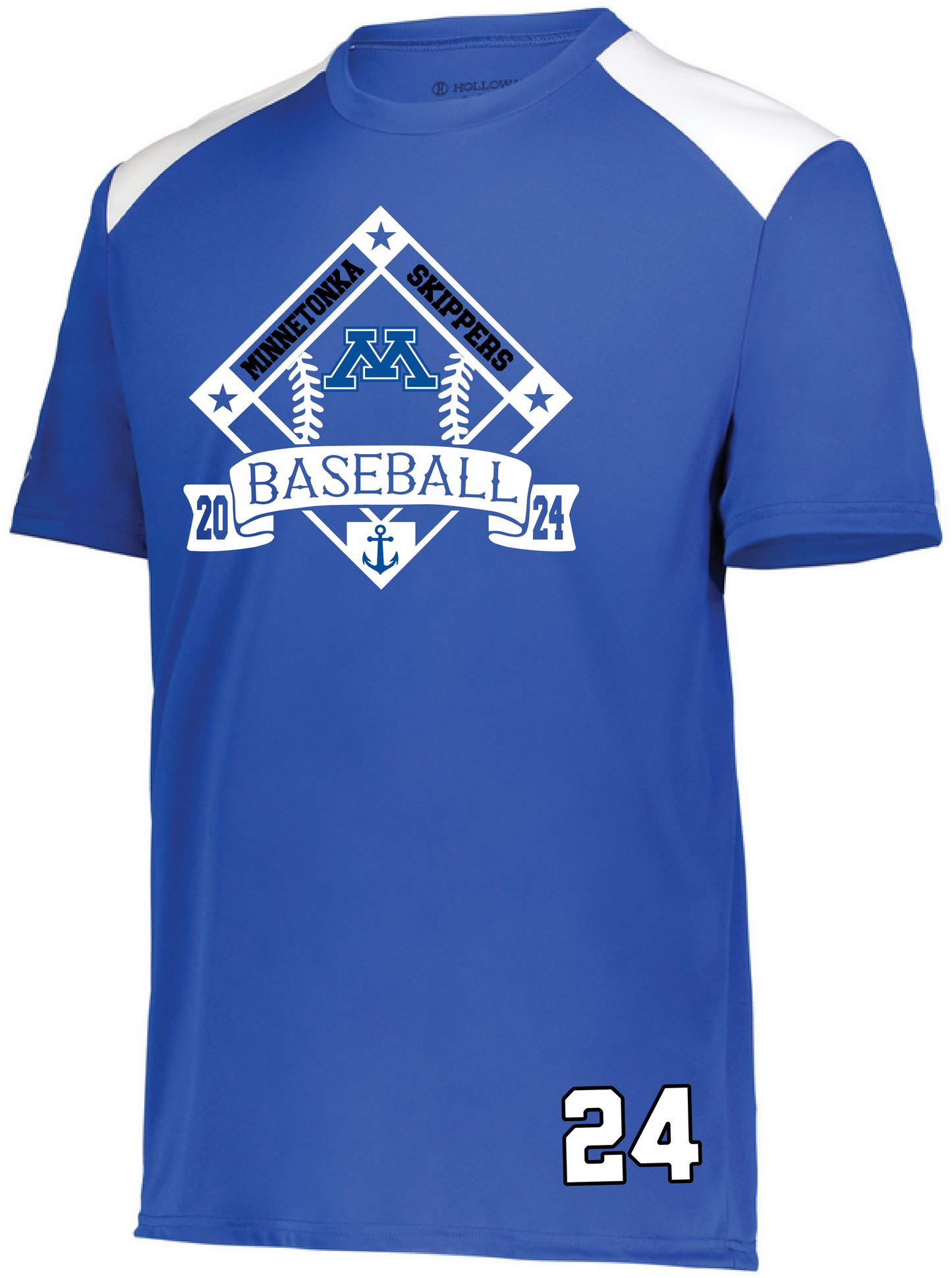 Baseball Men's Color-Block Performance Tee