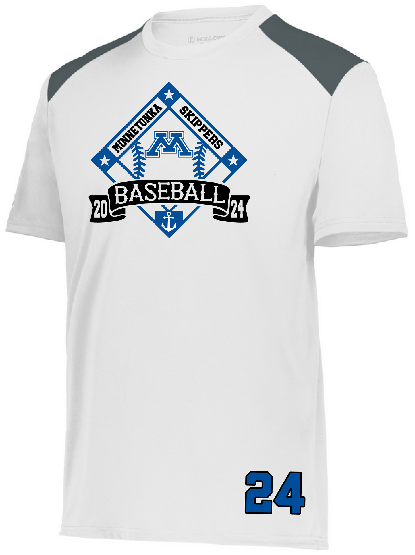 Baseball Men's Color-Block Performance Tee