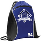 Baseball Drawstring Bag With Side Pockets