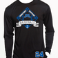 Baseball Men's Solid Color Performance Long Sleeve Tee